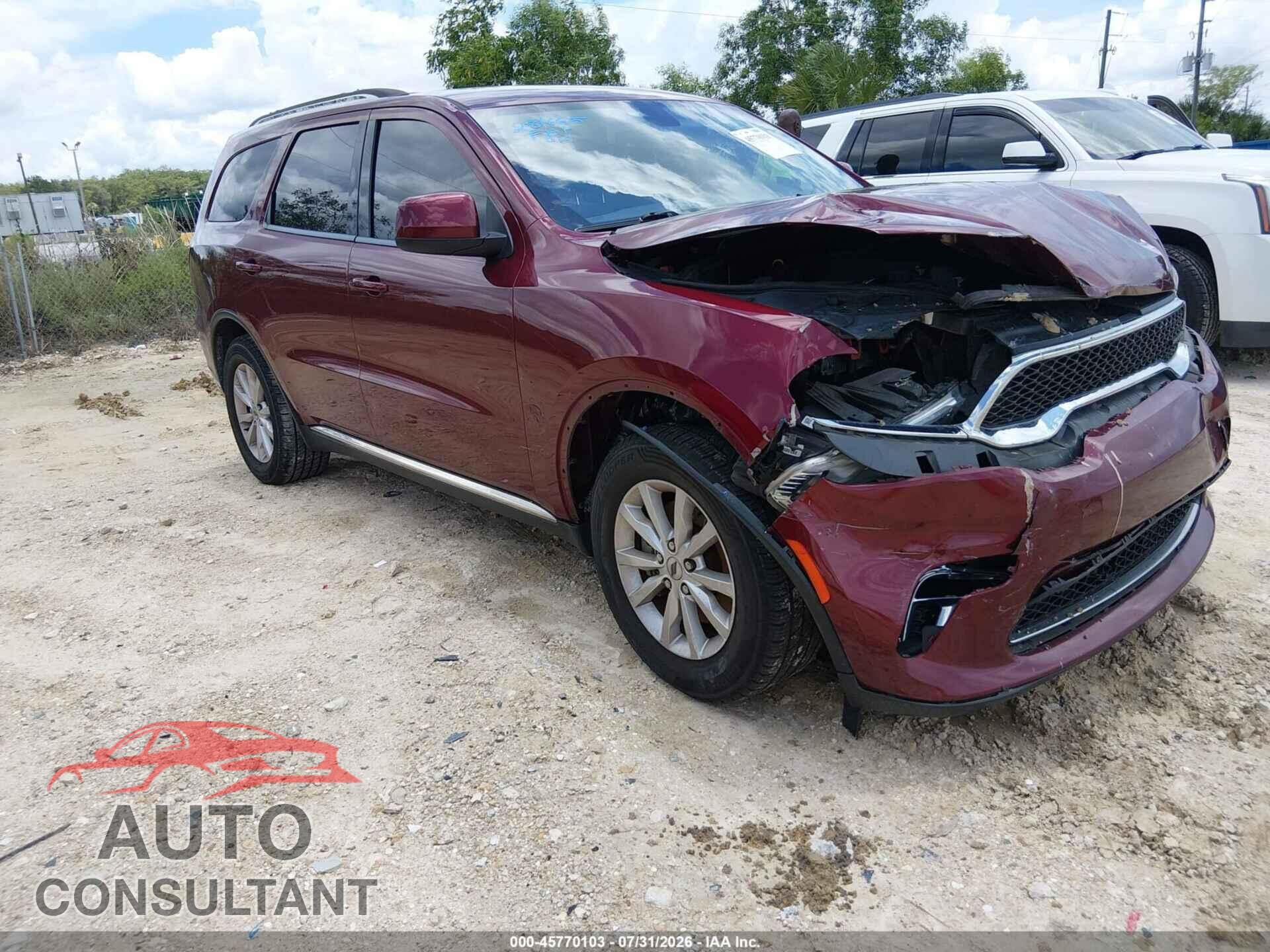 DODGE DURANGO 2021 - 1C4RDHAG6MC602086