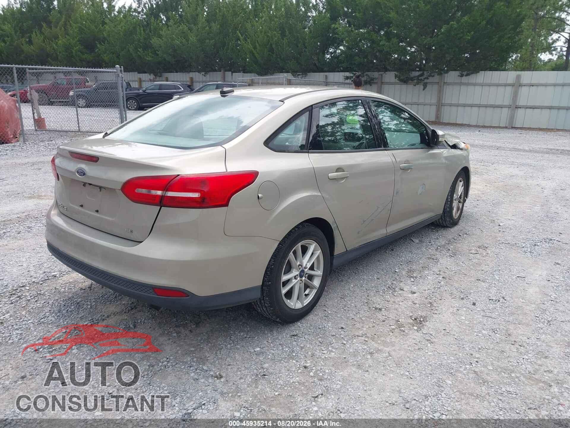 FORD FOCUS 2016 - 1FADP3F20GL265863