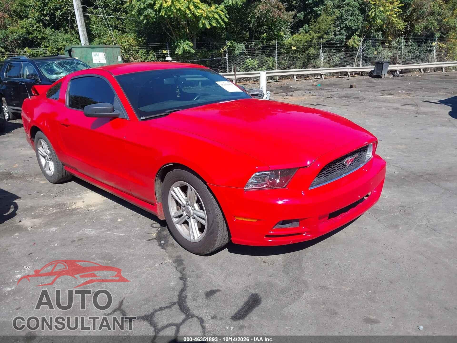 FORD MUSTANG 2014 - 1ZVBP8AM4E5246545