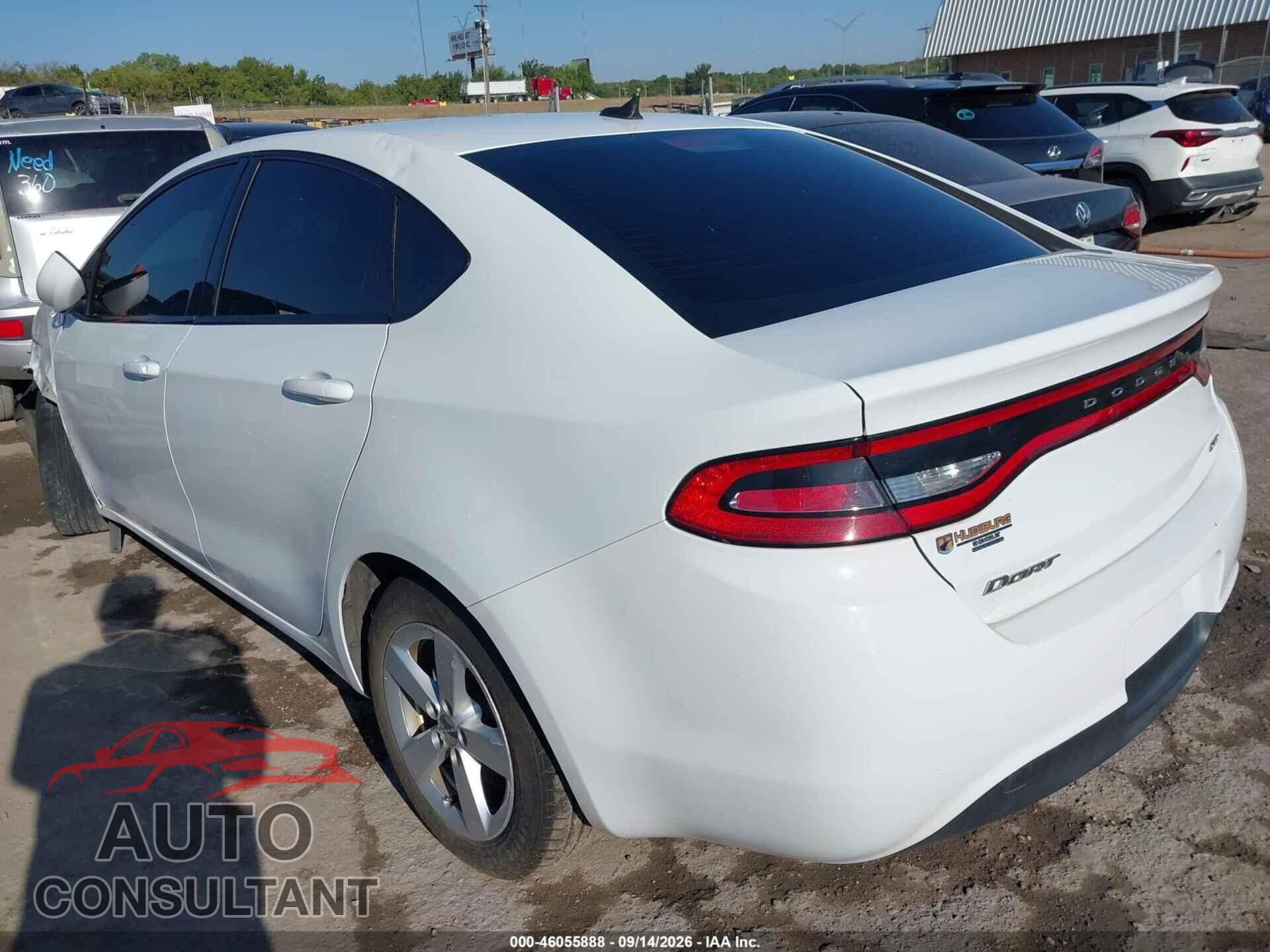 DODGE DART 2015 - 1C3CDFBB5FD373463