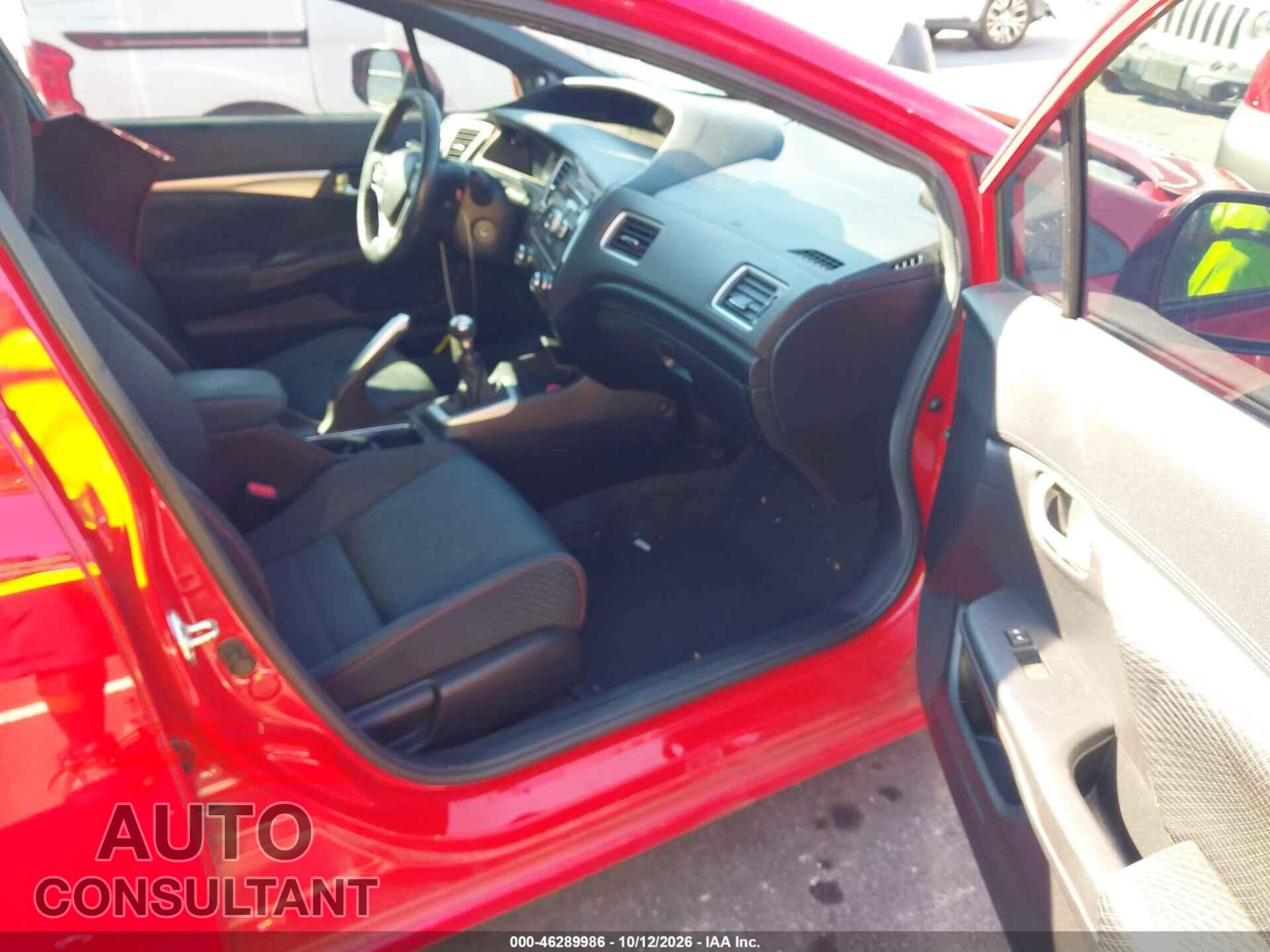 HONDA CIVIC 2013 - 2HGFB6E59DH707029