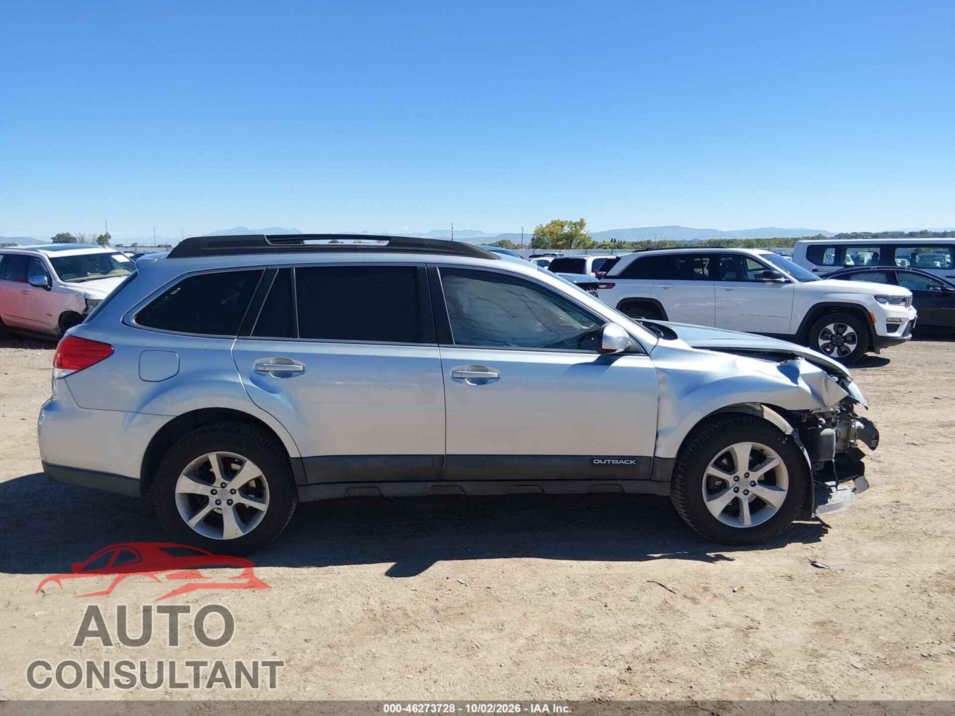 SUBARU OUTBACK 2013 - 4S4BRCCC3D3315798