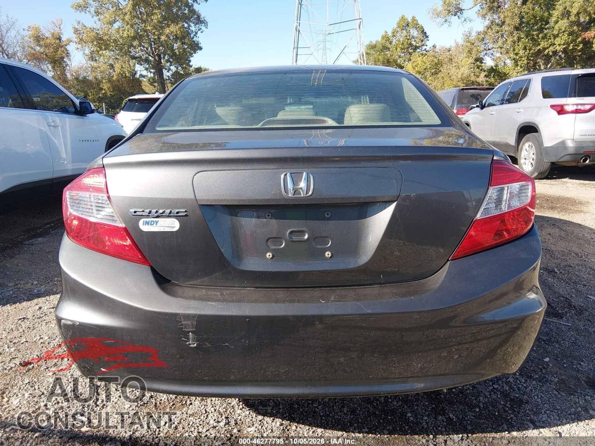 HONDA CIVIC 2012 - 19XFB2F97CE314844
