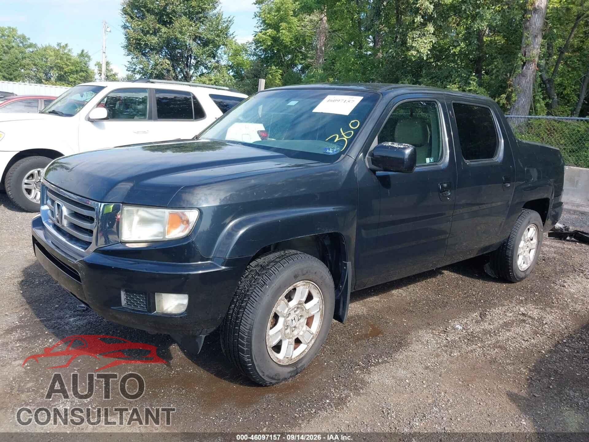 HONDA RIDGELINE 2012 - 5FPYK1F42CB459914