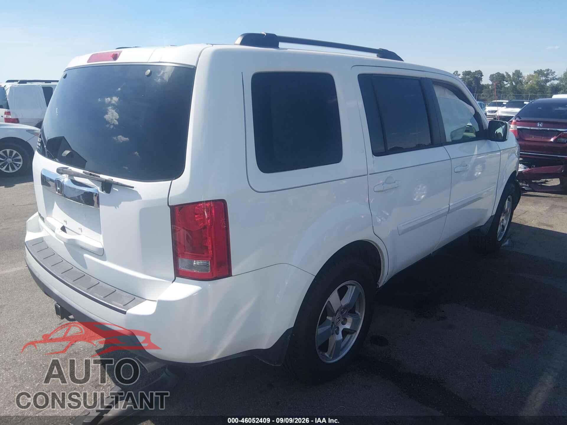 HONDA PILOT 2011 - 5FNYF3H57BB009673