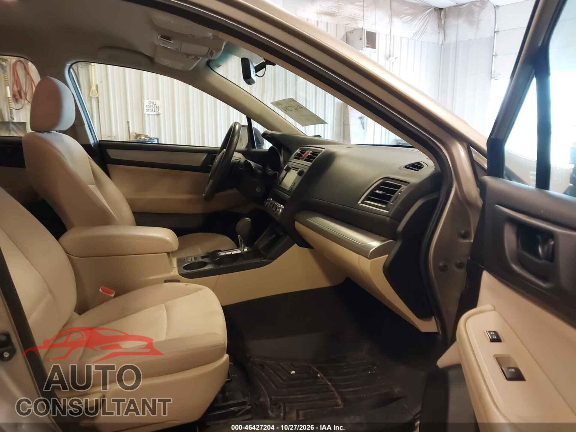 SUBARU OUTBACK 2017 - 4S4BSAAC4H3425308