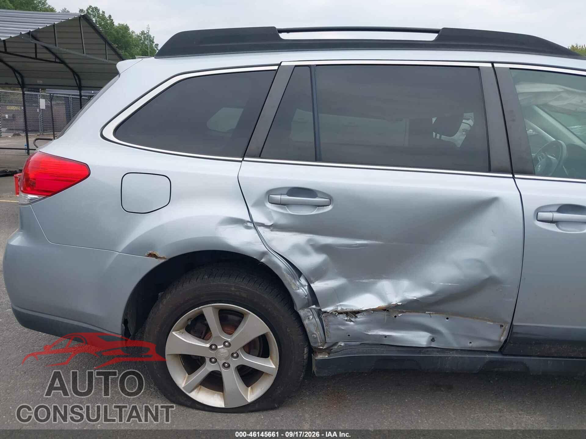 SUBARU OUTBACK 2014 - 4S4BRBLC9E3254789
