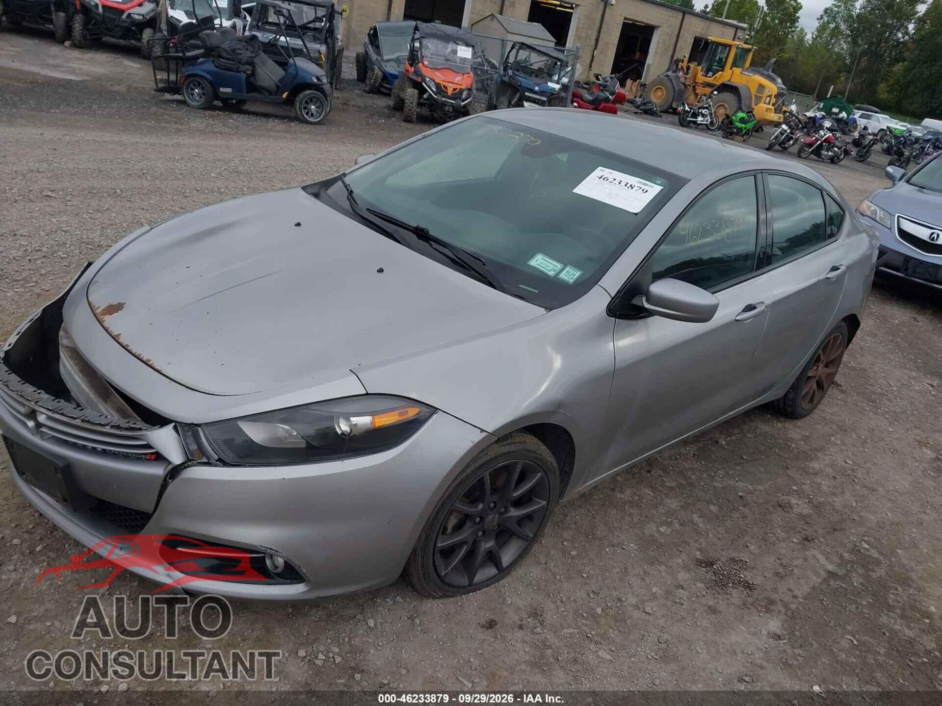 DODGE DART 2015 - 1C3CDFBB8FD316142