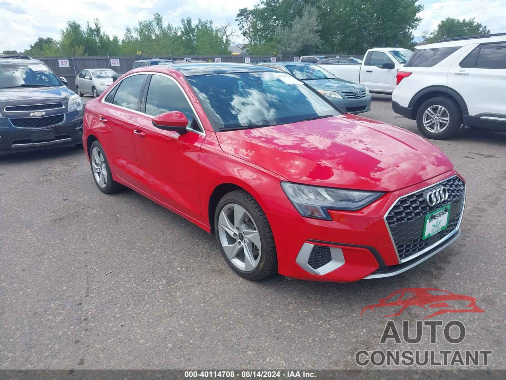 AUDI A3 2022 - WAUAUDGY8NA038487