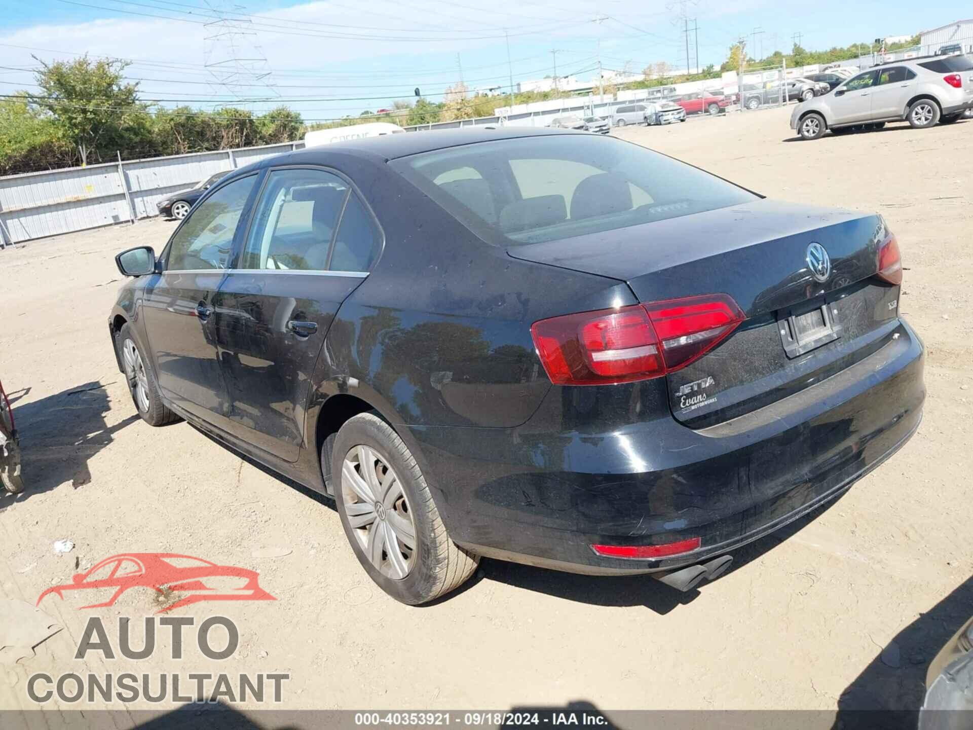 VOLKSWAGEN JETTA 2017 - 3VW2B7AJ9HM384904