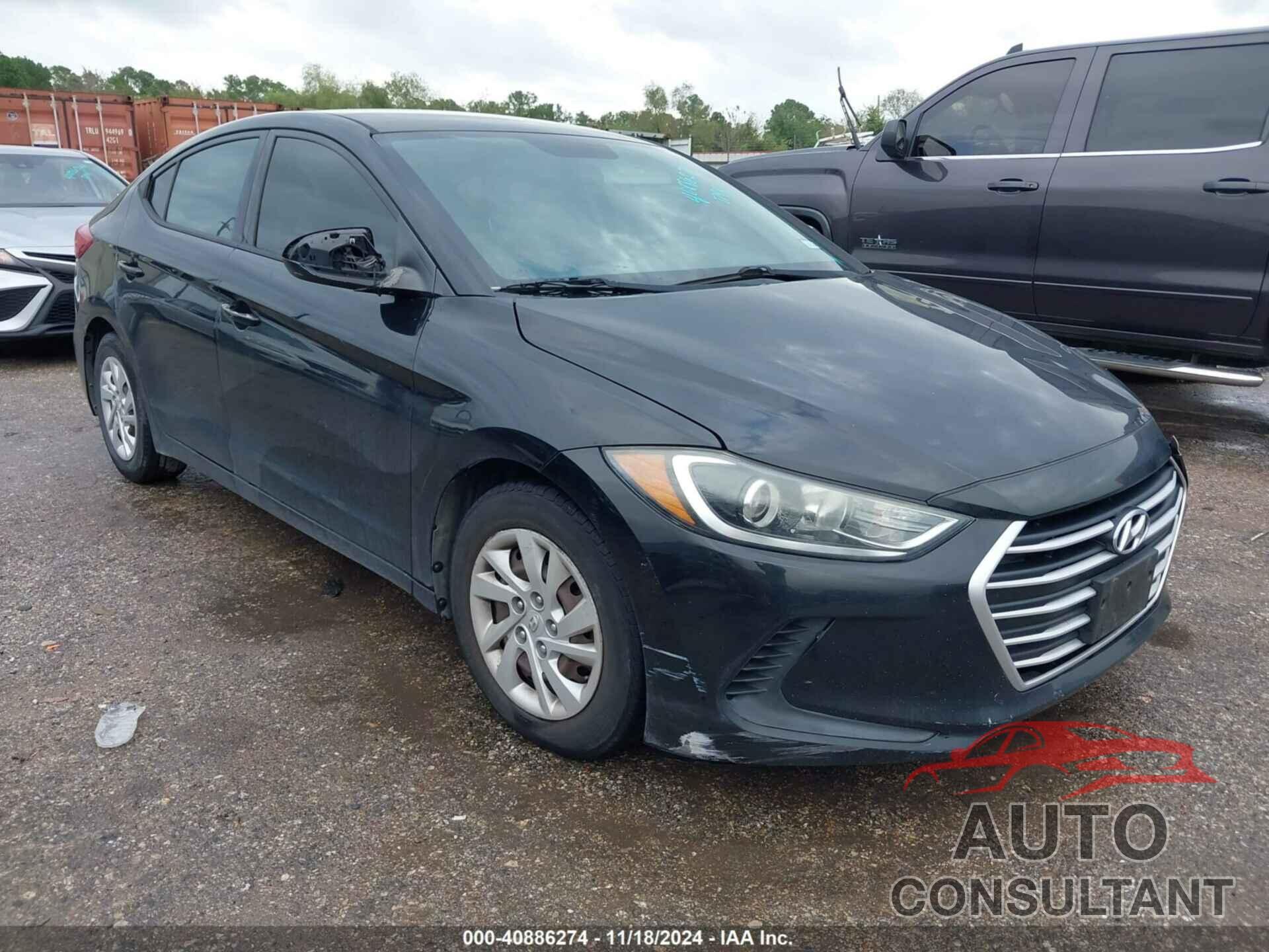 HYUNDAI ELANTRA 2017 - 5NPD74LF3HH136481