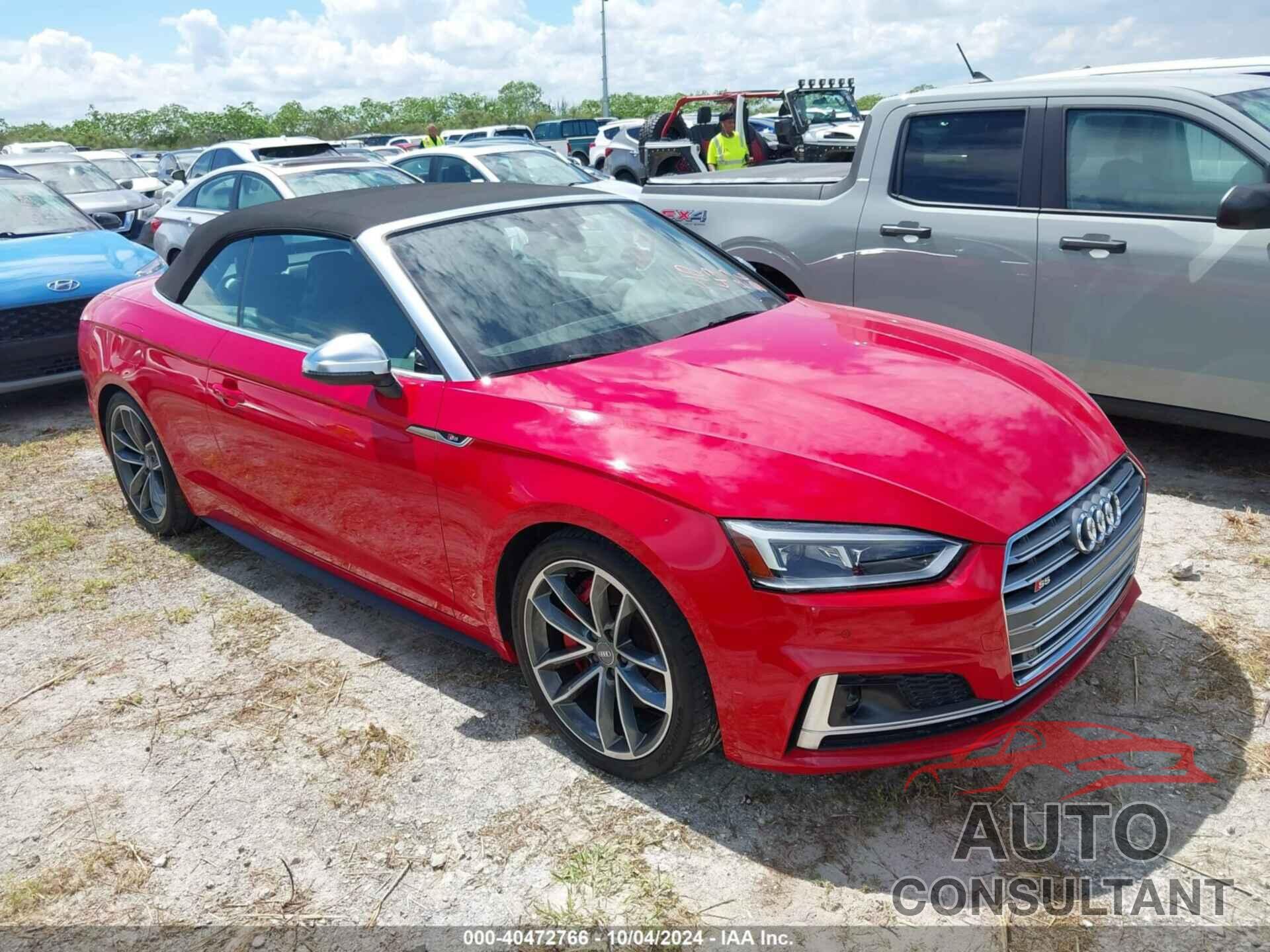 AUDI S5 2018 - WAU24GF59JN021827