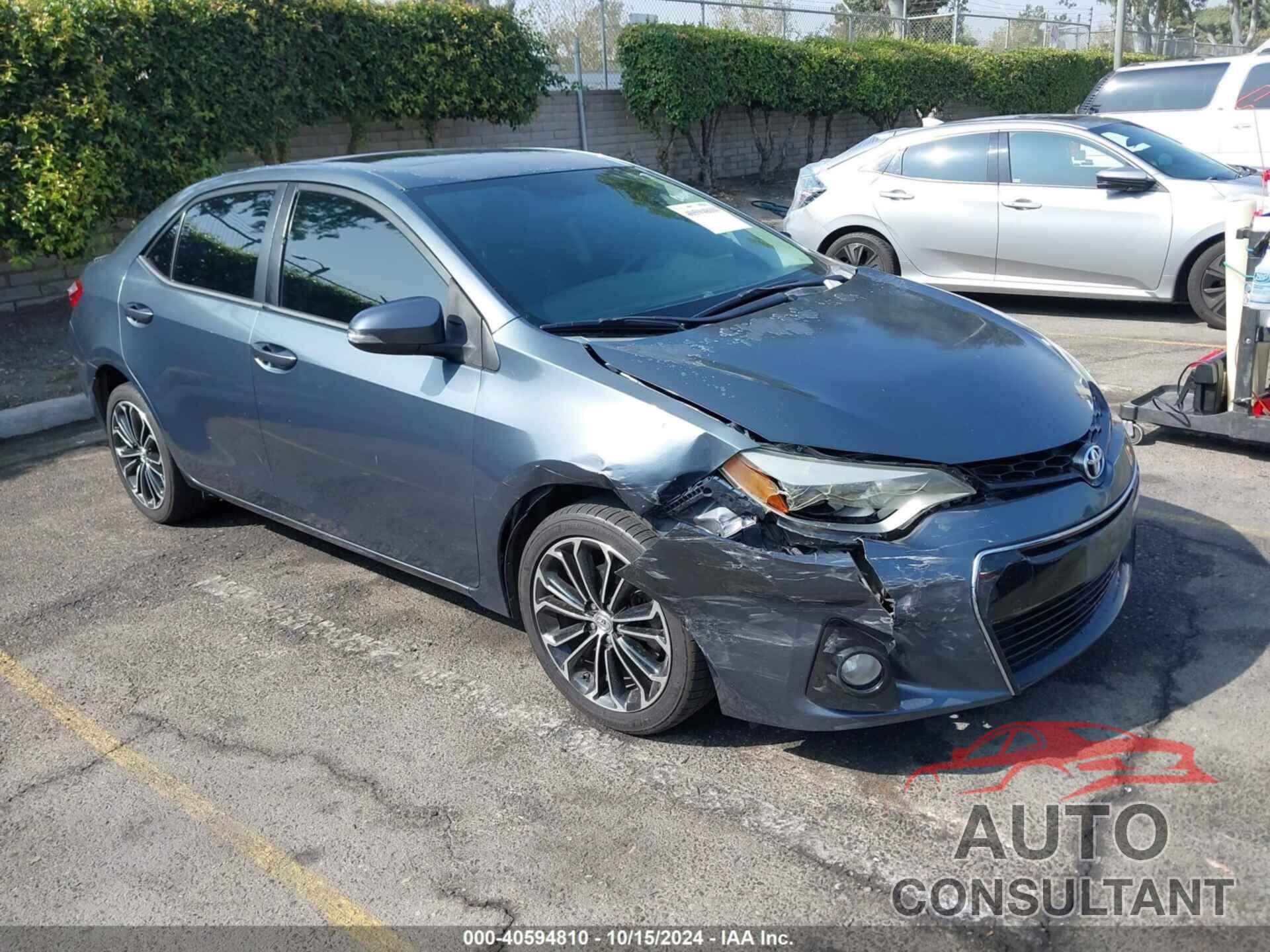 TOYOTA COROLLA 2014 - 5YFBURHE1EP005707