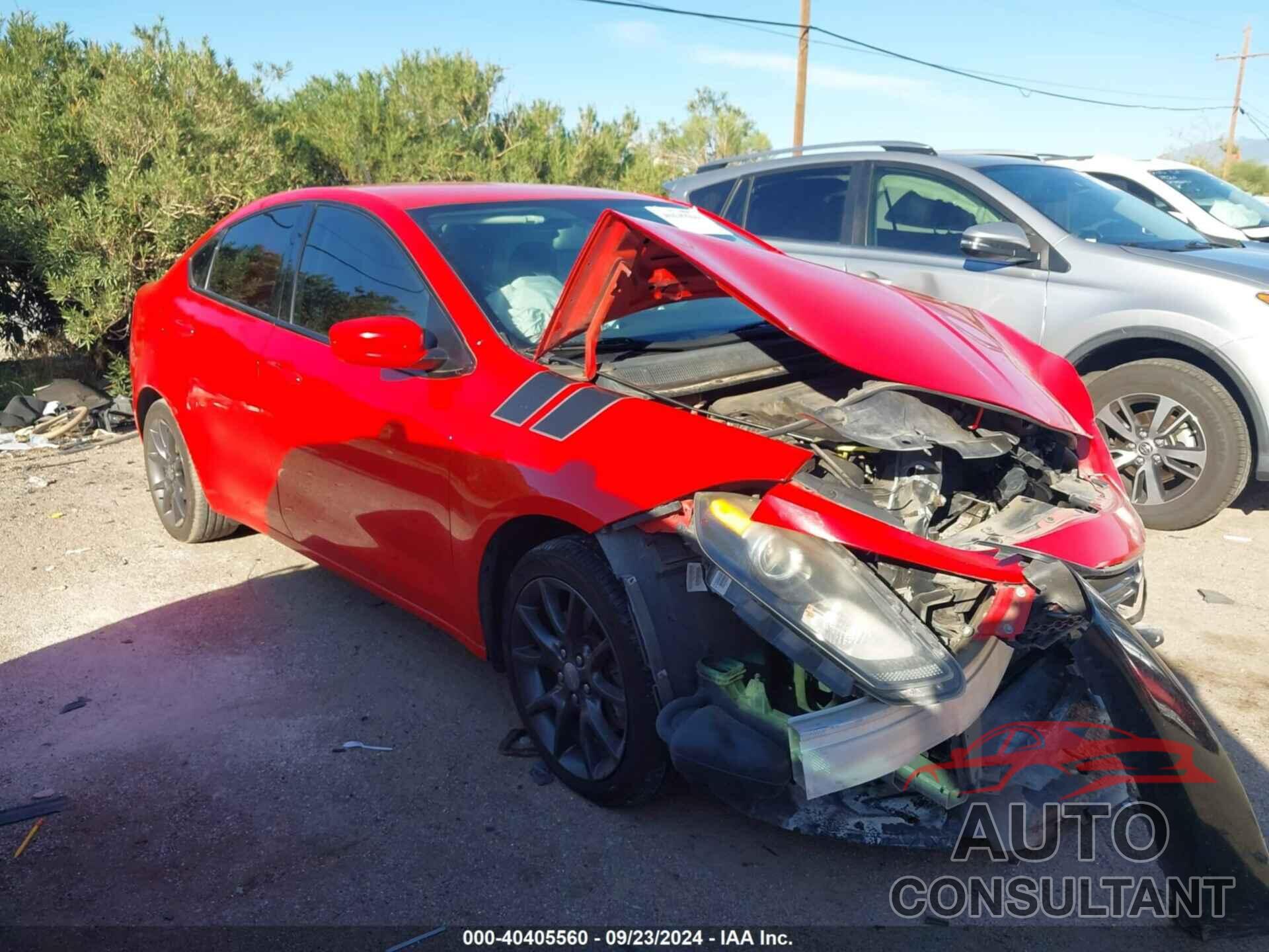 DODGE DART 2016 - 1C3CDFAA0GD650241