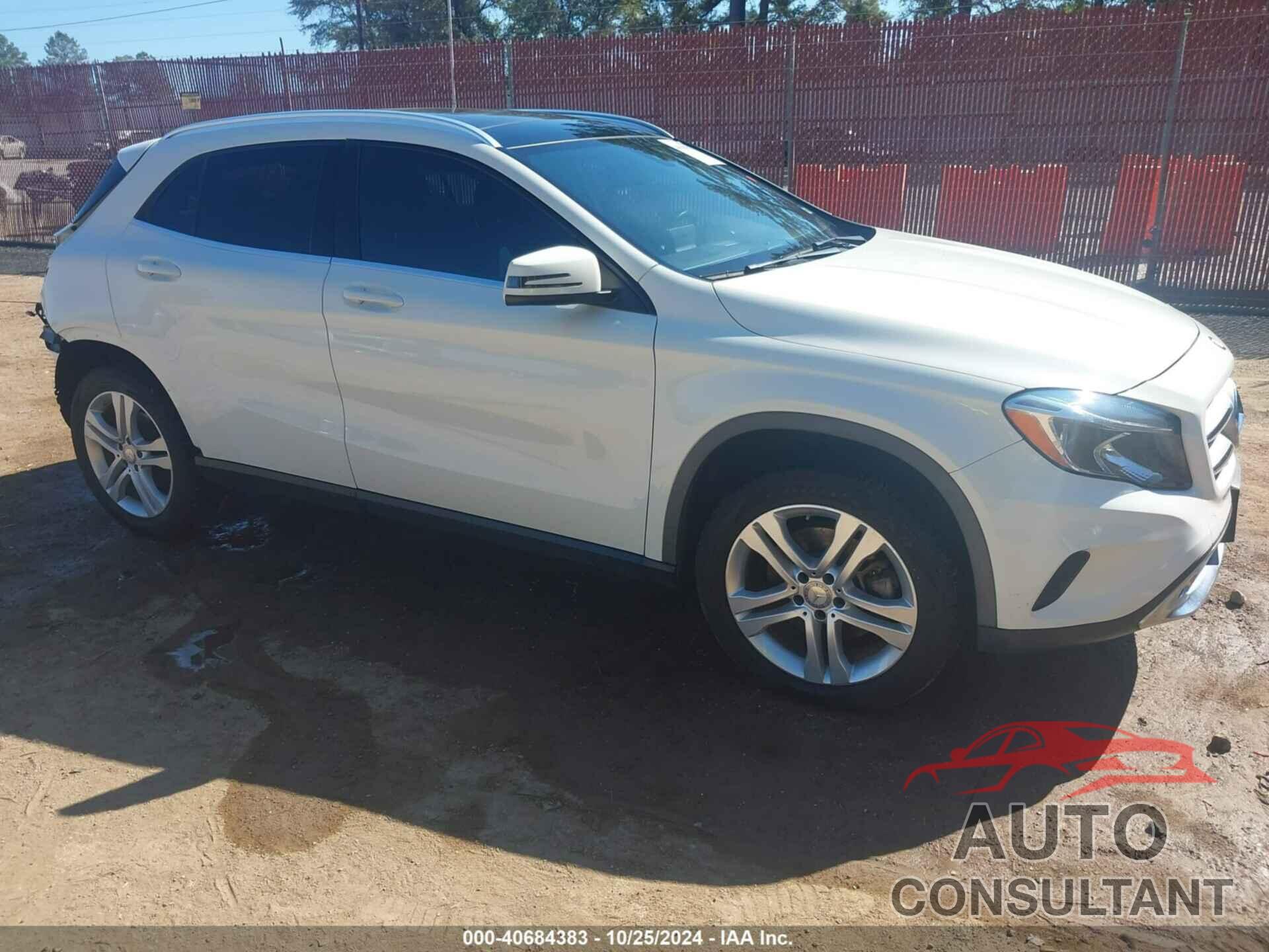 MERCEDES-BENZ GLA 2017 - WDCTG4EB3HJ286694