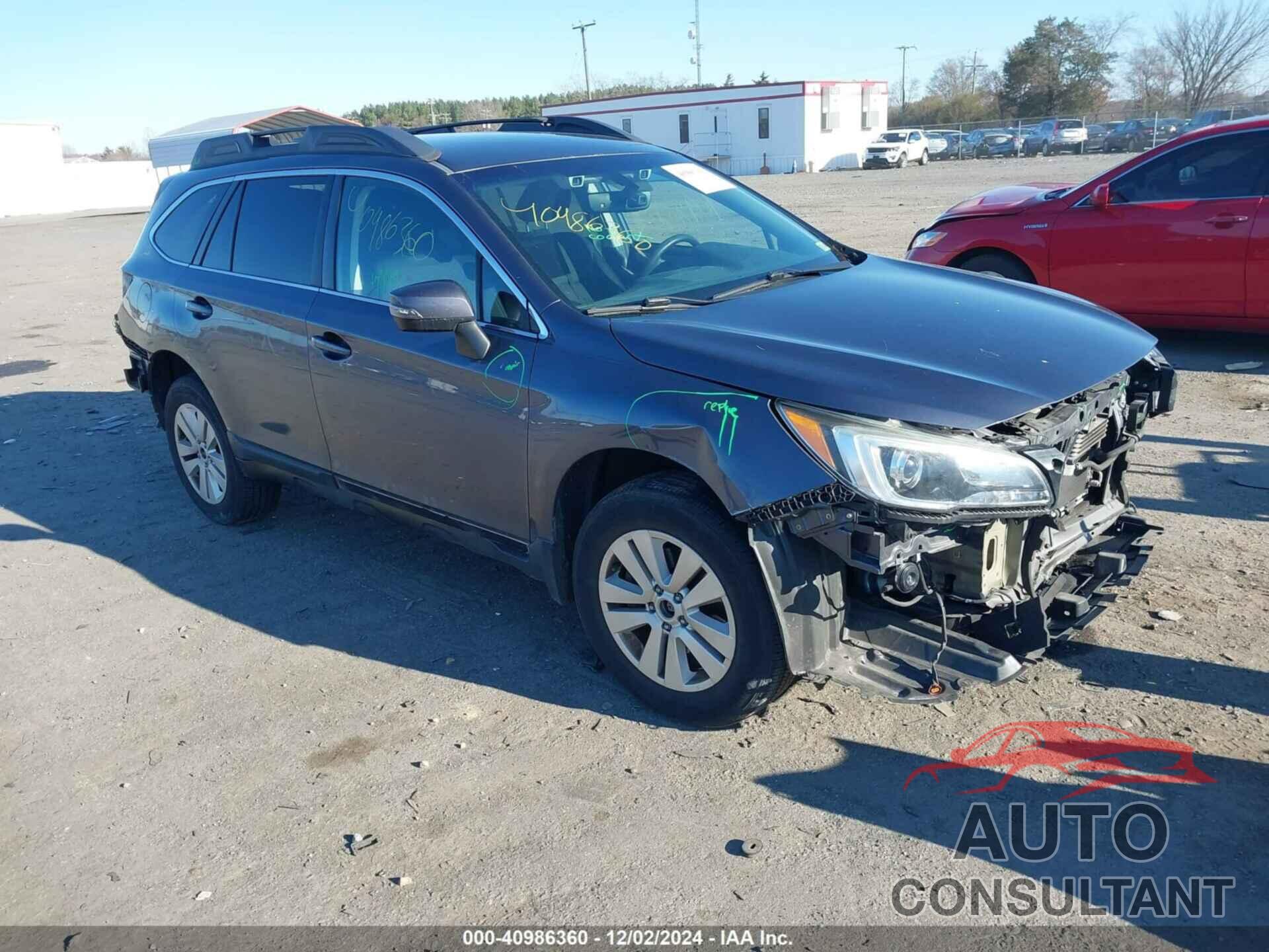 SUBARU OUTBACK 2017 - 4S4BSAFC6H3224387