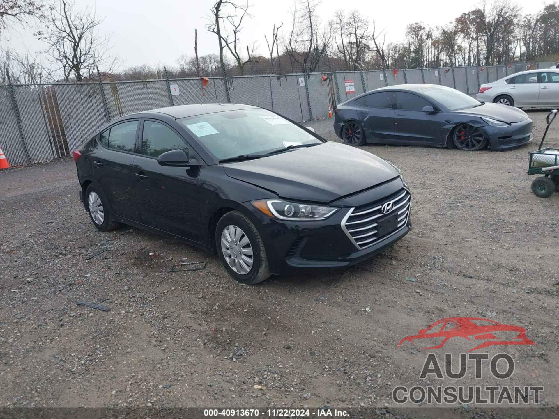 HYUNDAI ELANTRA 2017 - 5NPD74LF2HH144698