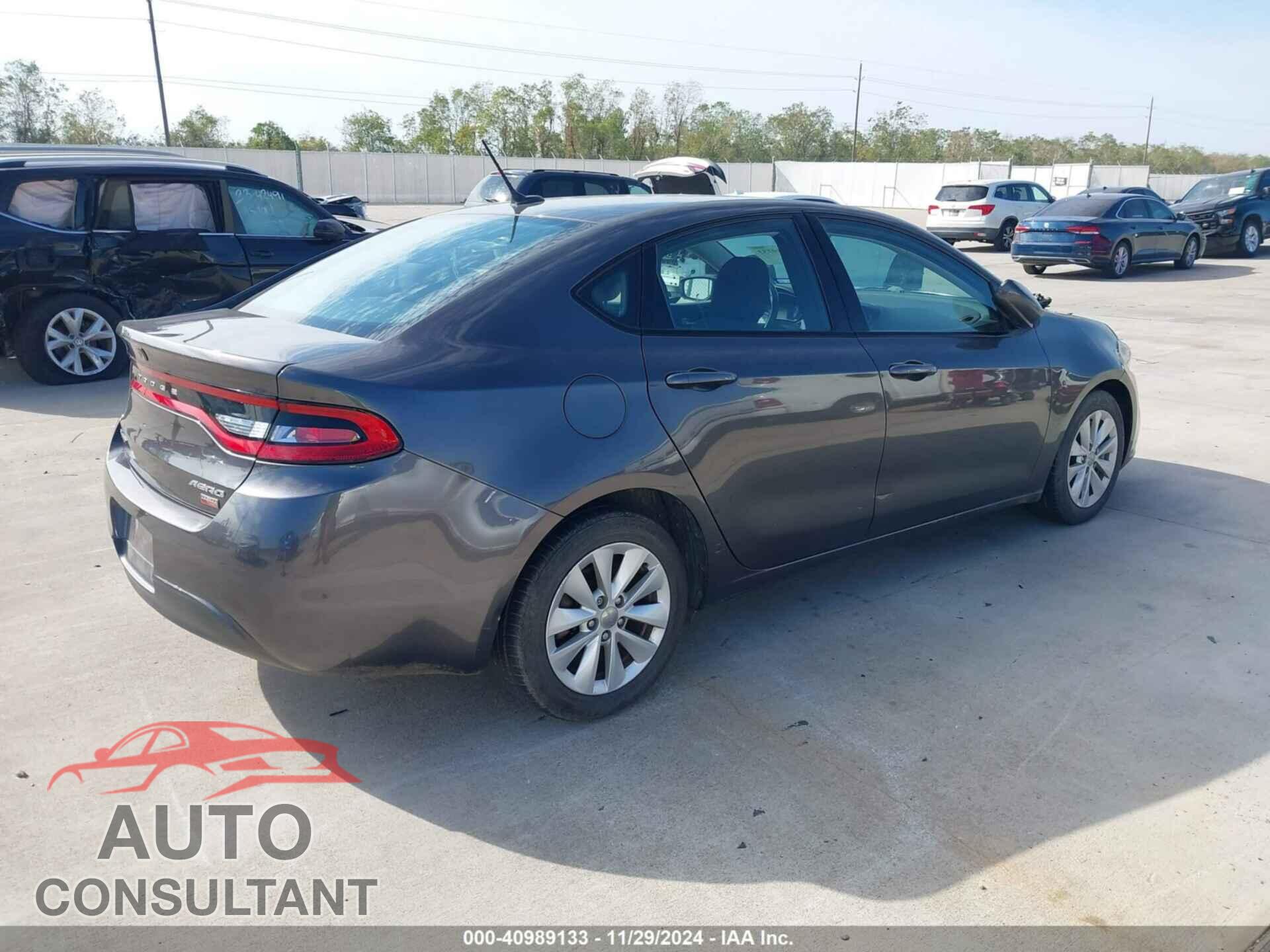 DODGE DART 2015 - 1C3CDFDH6FD123795
