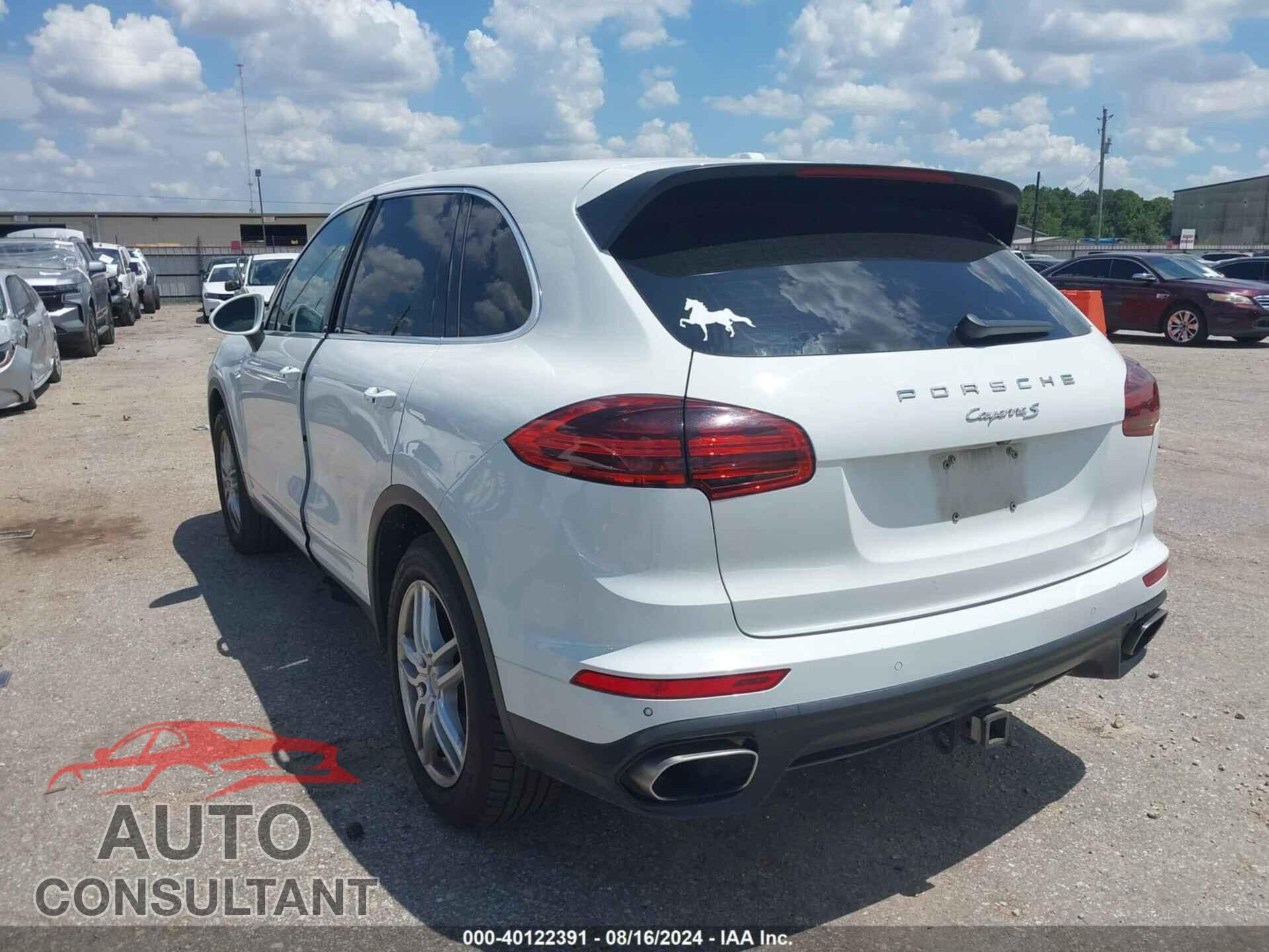PORSCHE CAYENNE 2016 - WP1AA2A28GLA08786
