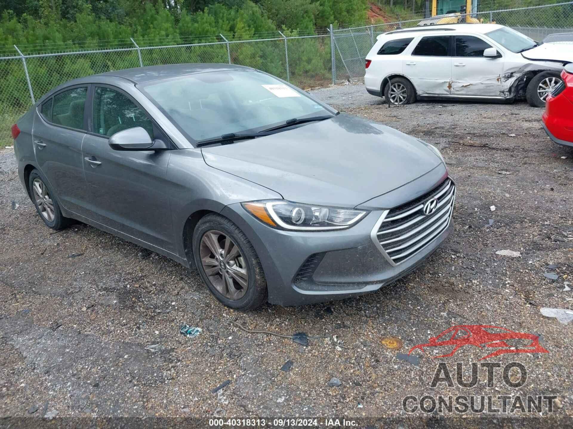 HYUNDAI ELANTRA 2017 - KMHD84LF0HU150000