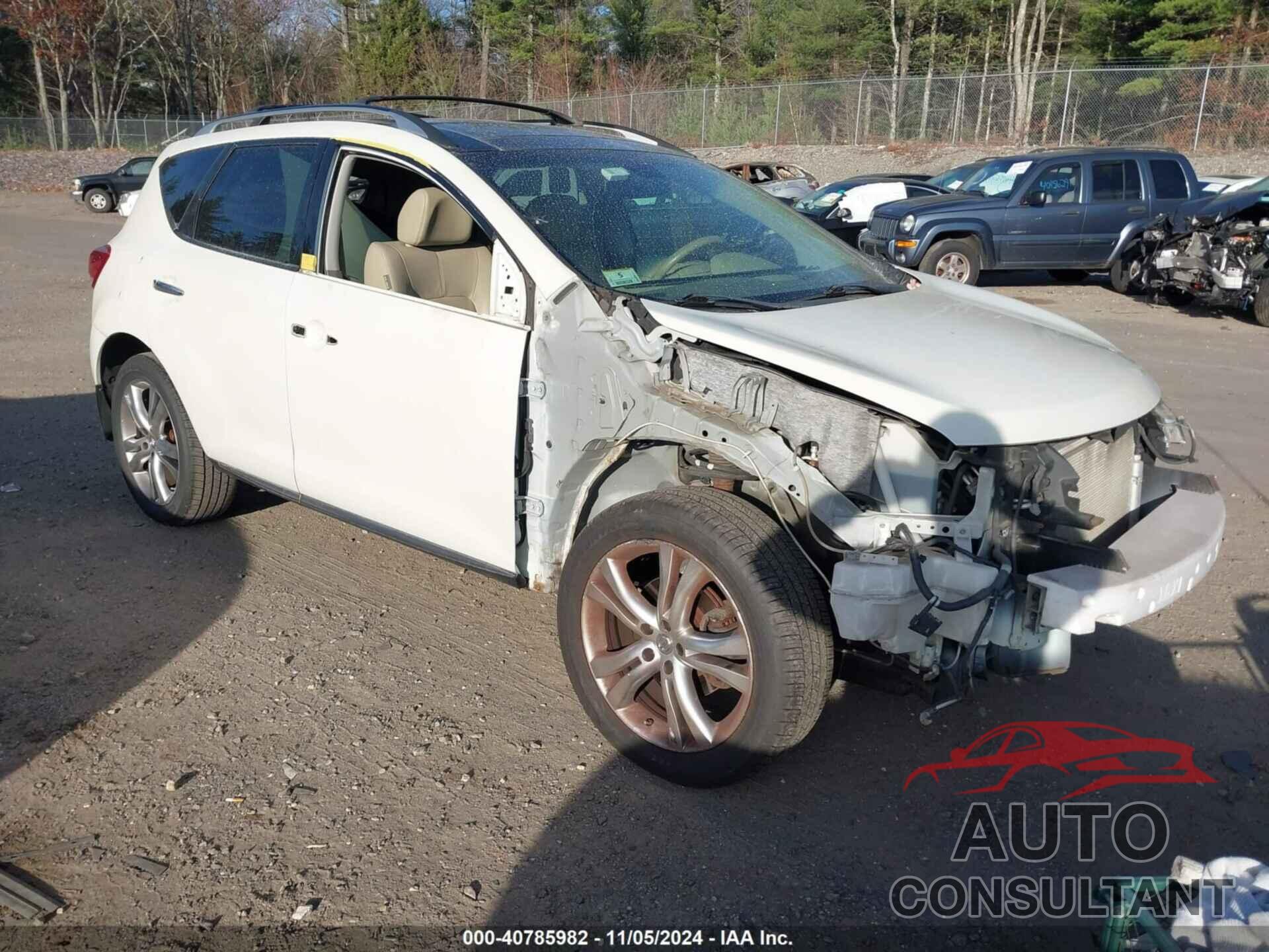 NISSAN MURANO 2011 - JN8AZ1MW7BW183528