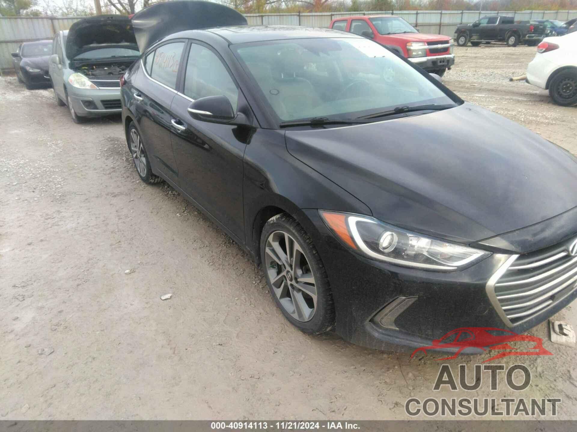 HYUNDAI ELANTRA 2017 - KMHD84LF5HU156407