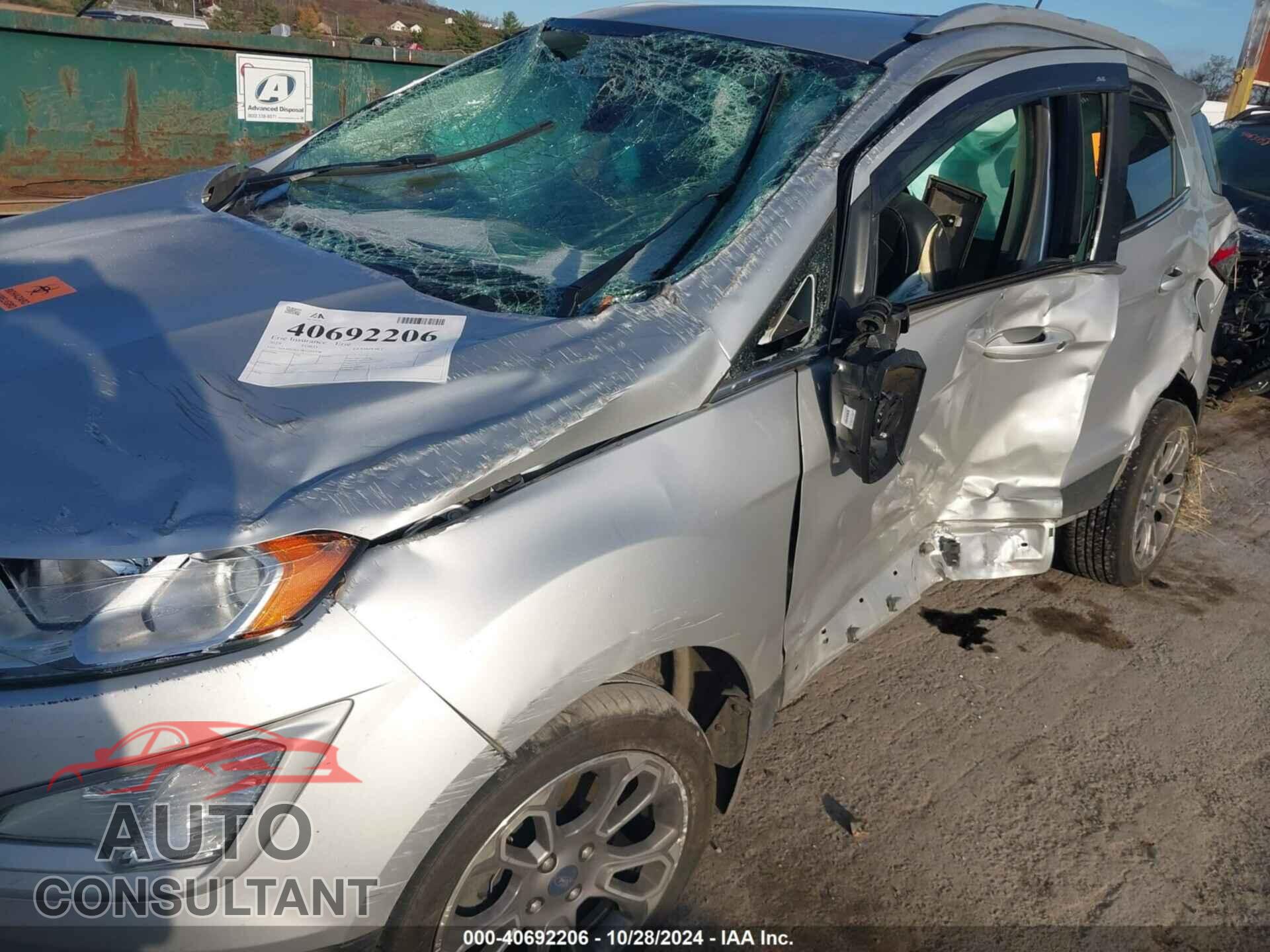 FORD ECOSPORT 2019 - MAJ6S3KL2KC254538