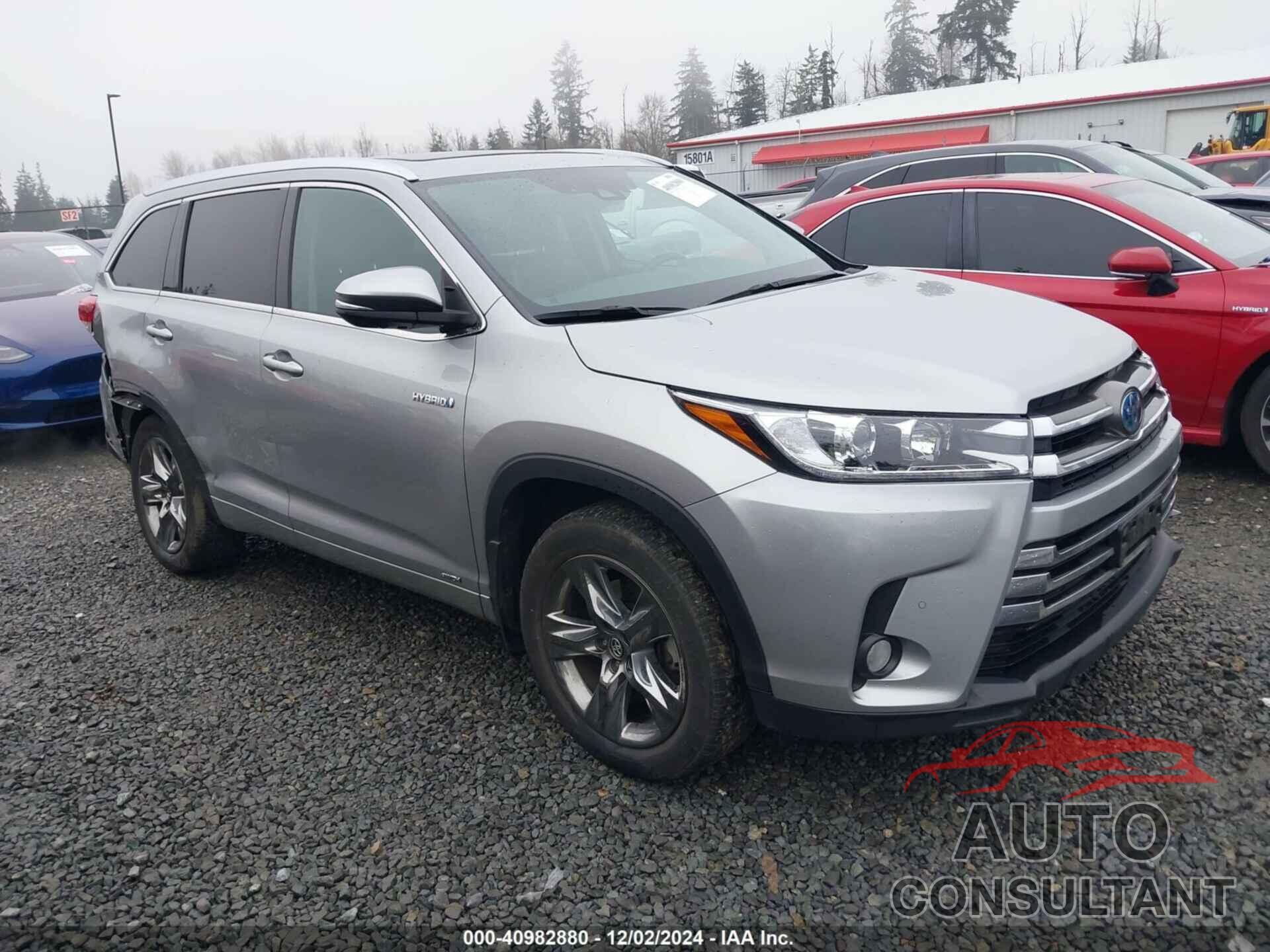 TOYOTA HIGHLANDER HYBRID 2017 - 5TDDGRFH2HS022332