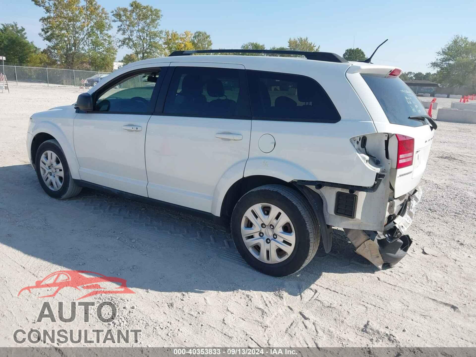 DODGE JOURNEY 2017 - 3C4PDCAB4HT609403
