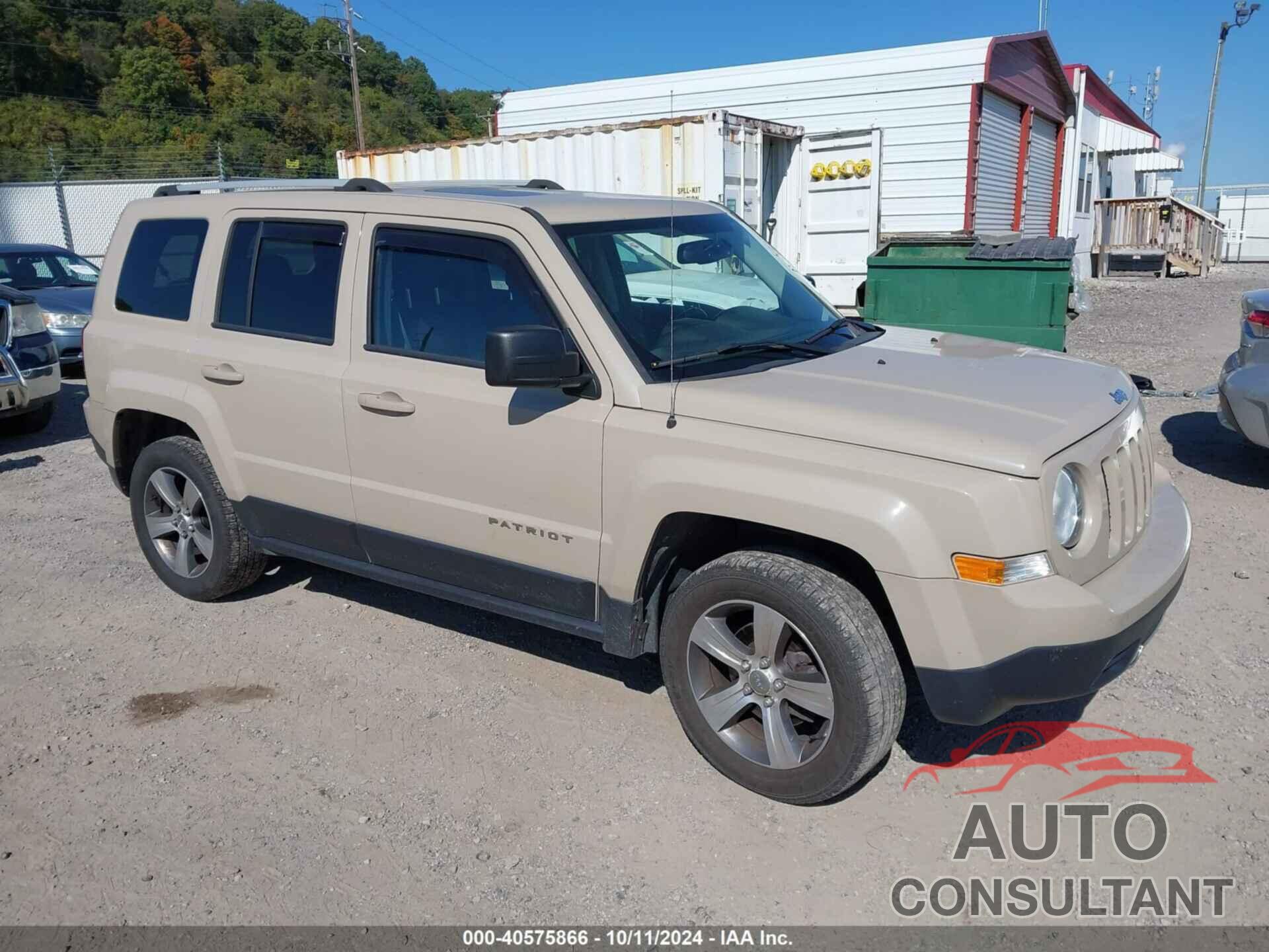 JEEP PATRIOT 2017 - 1C4NJRFB2HD129457