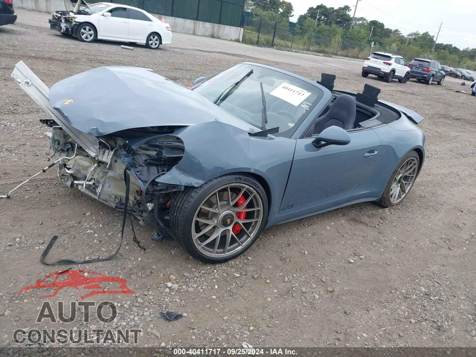 PORSCHE 911 2017 - WP0CB2A9XHS156434