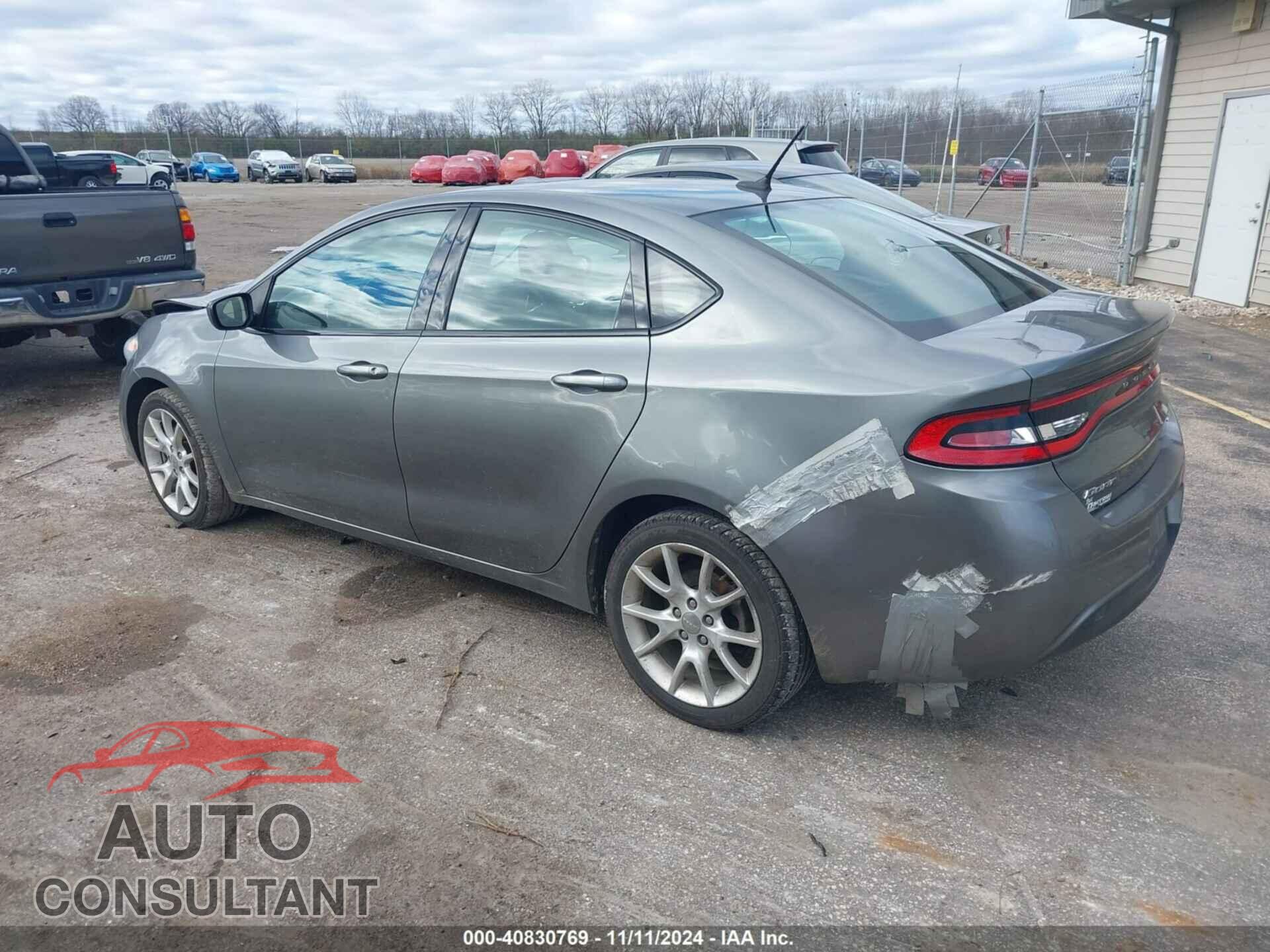 DODGE DART 2013 - 1C3CDFBA1DD185916