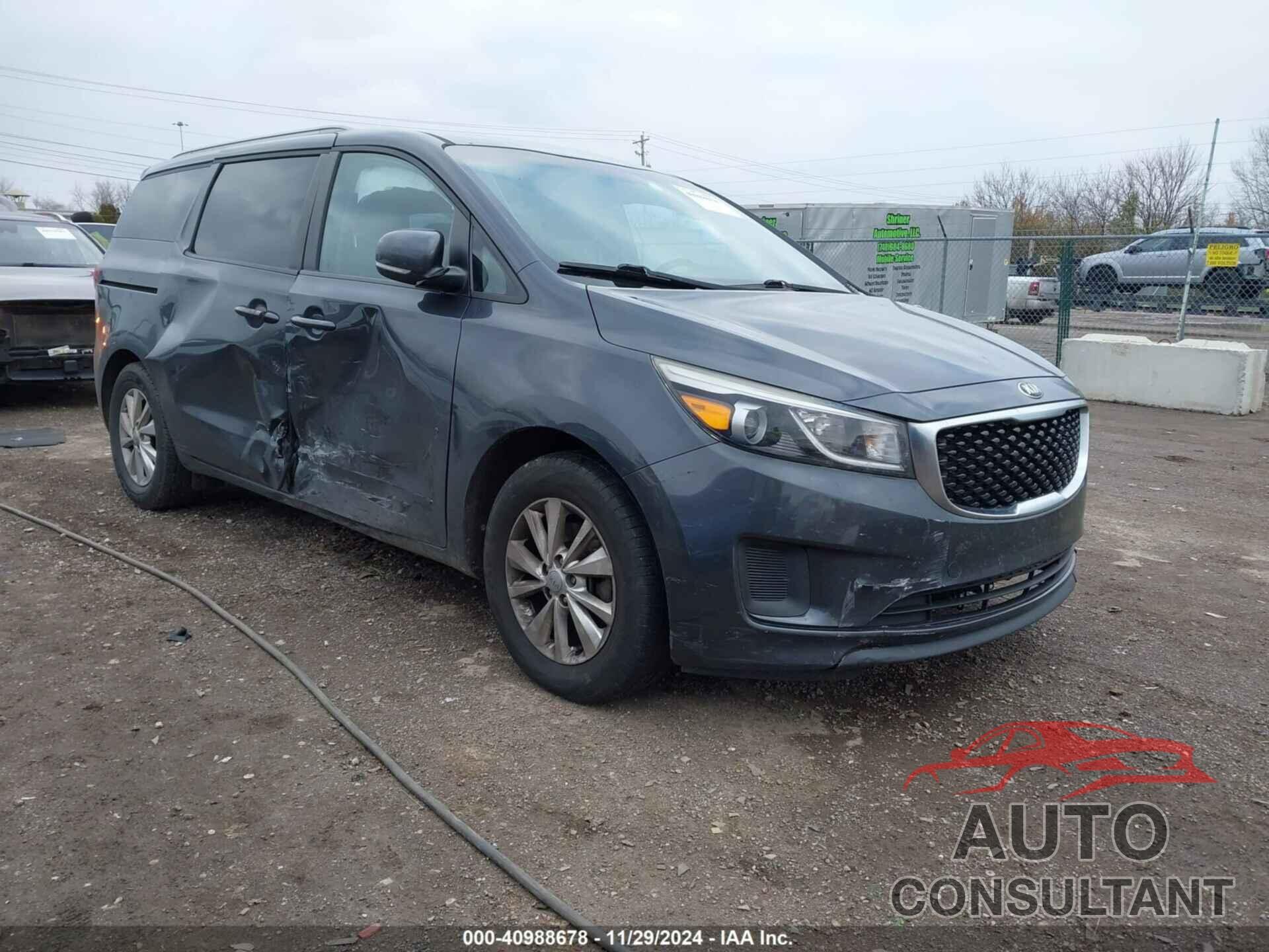 KIA SEDONA 2015 - KNDMB5C12F6040647