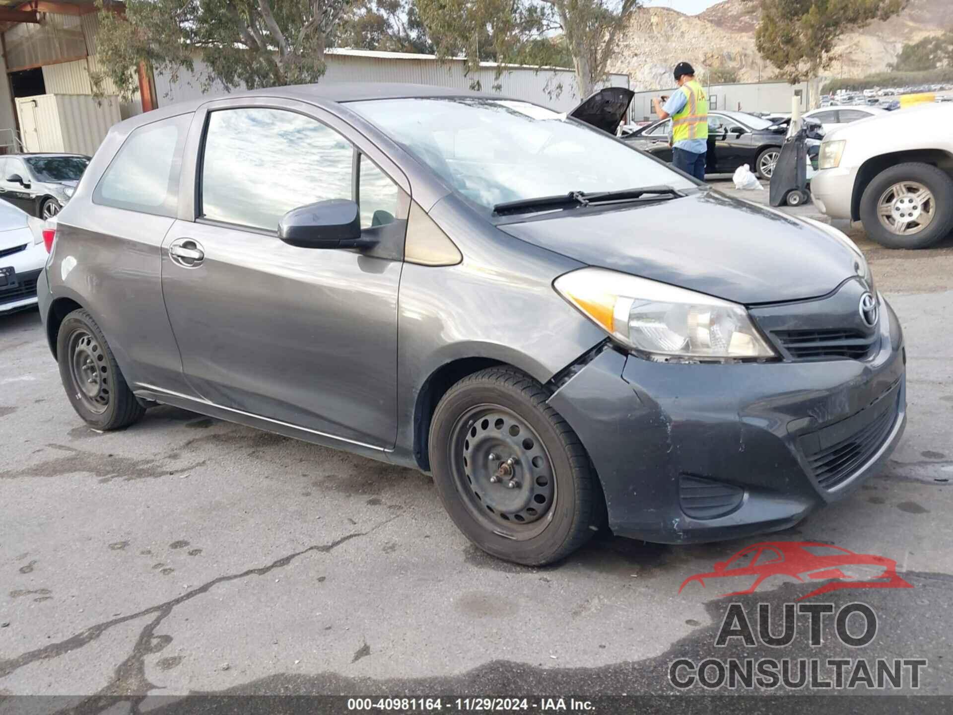 TOYOTA YARIS 2012 - JTDJTUD31CD512192