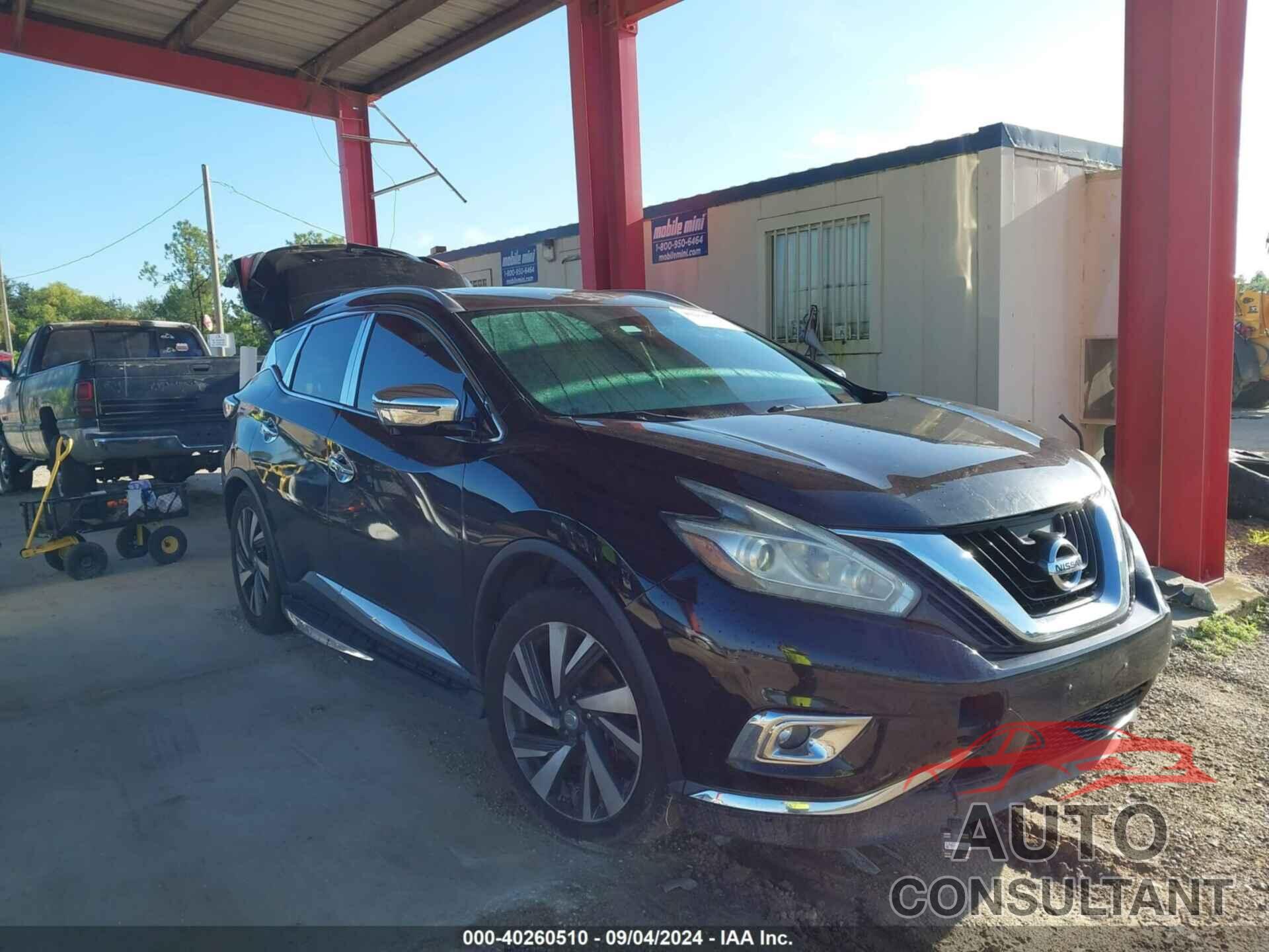 NISSAN MURANO 2016 - 5N1AZ2MG5GN103940