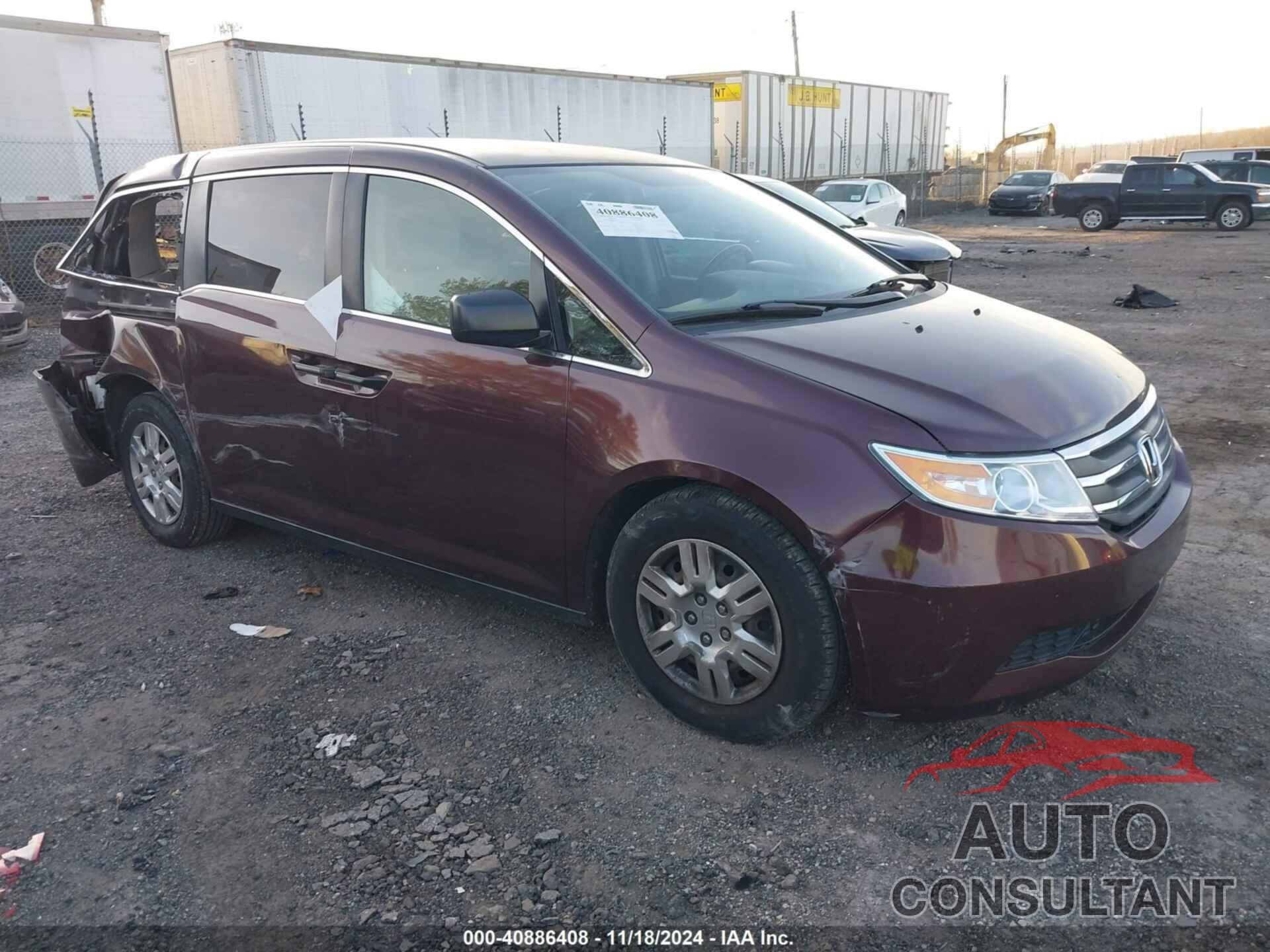 HONDA ODYSSEY 2011 - 5FNRL5H29BB057979