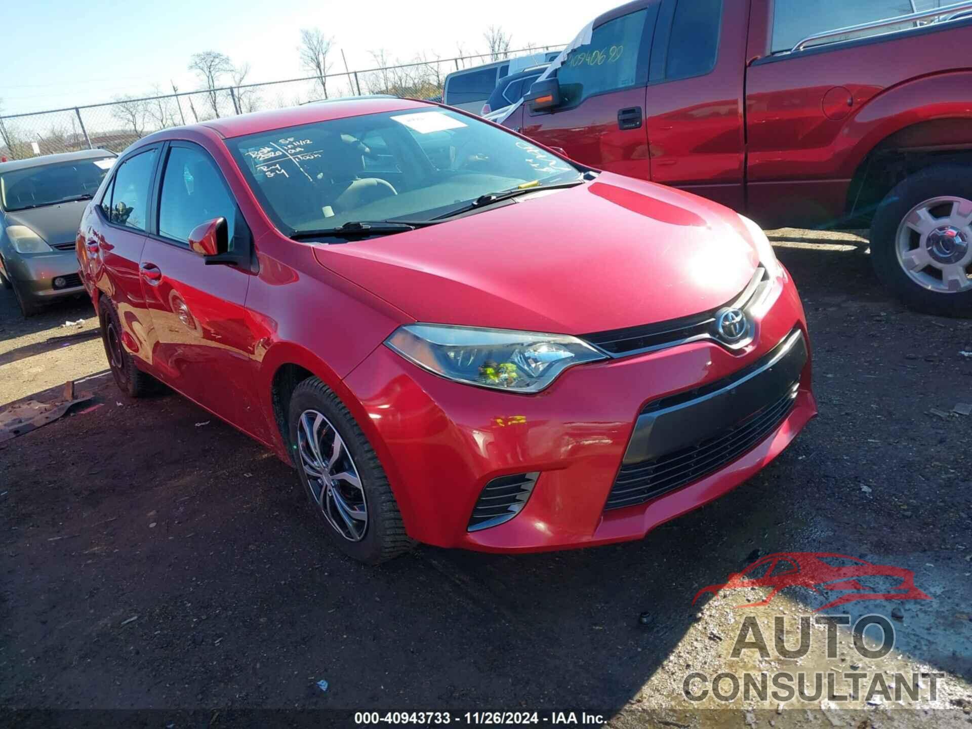 TOYOTA COROLLA 2015 - 2T1BURHE8FC437177