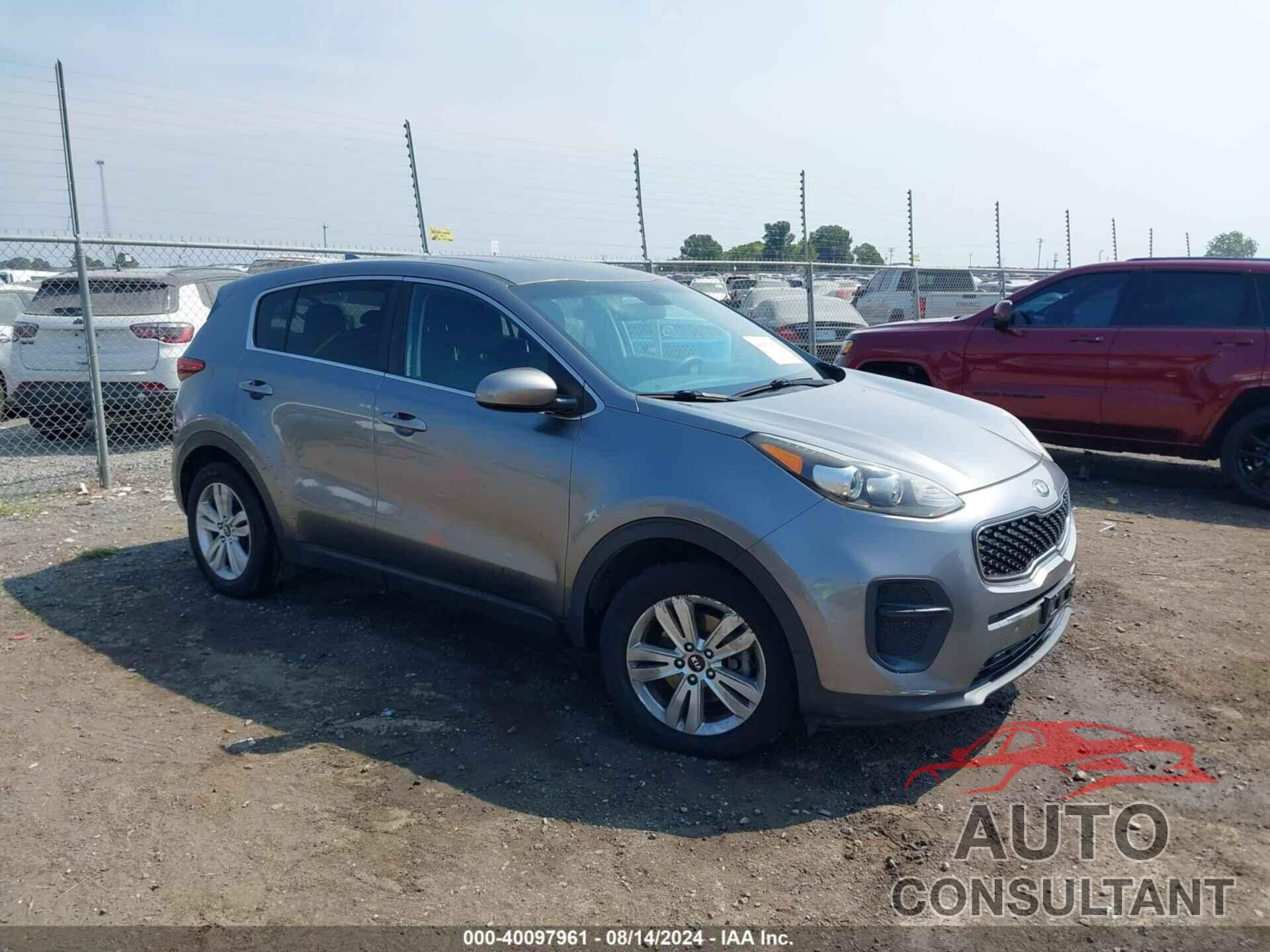 KIA SPORTAGE 2017 - KNDPM3AC3H7070480