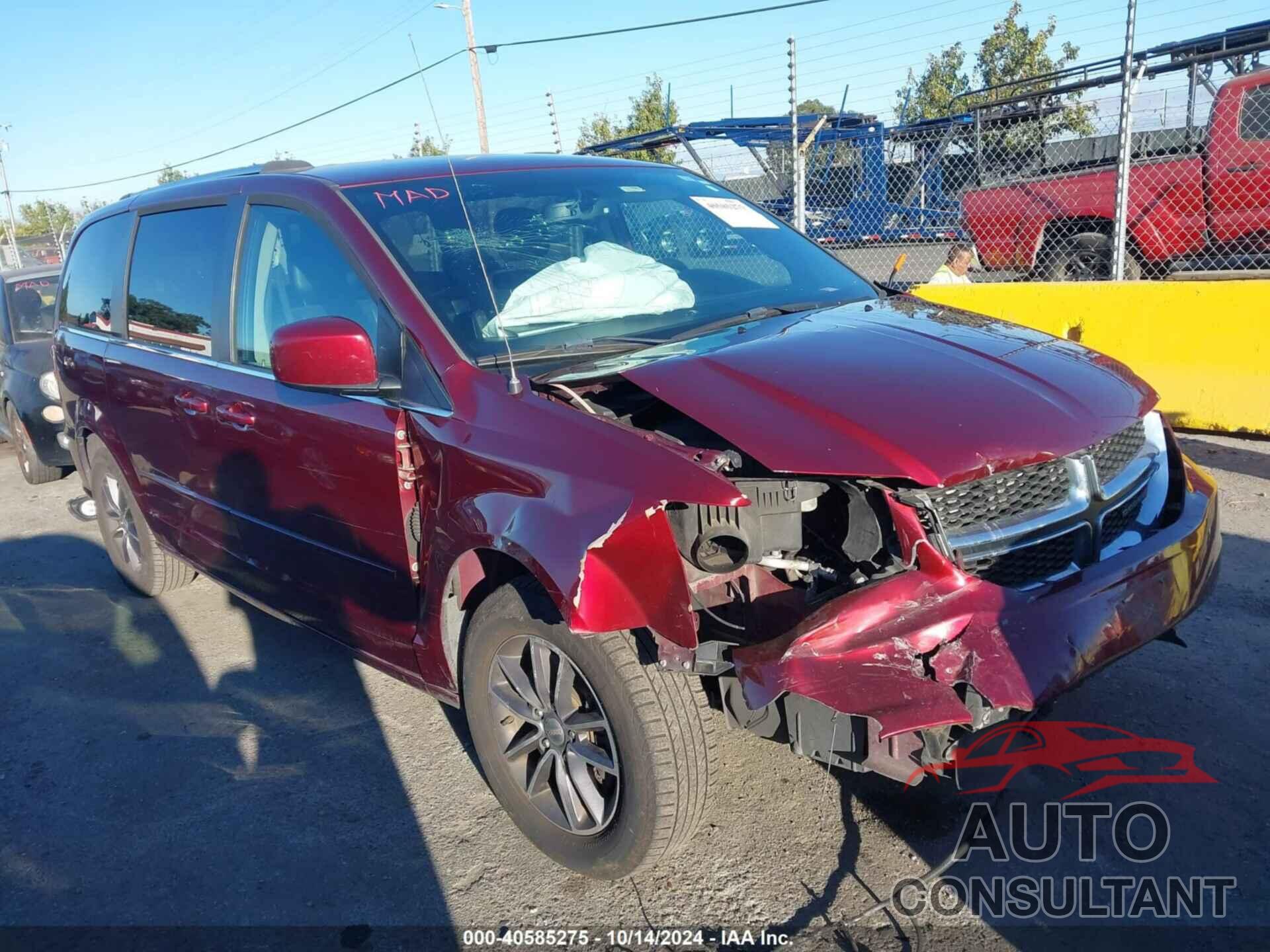 DODGE GRAND CARAVAN 2017 - 2C4RDGCG0HR664507