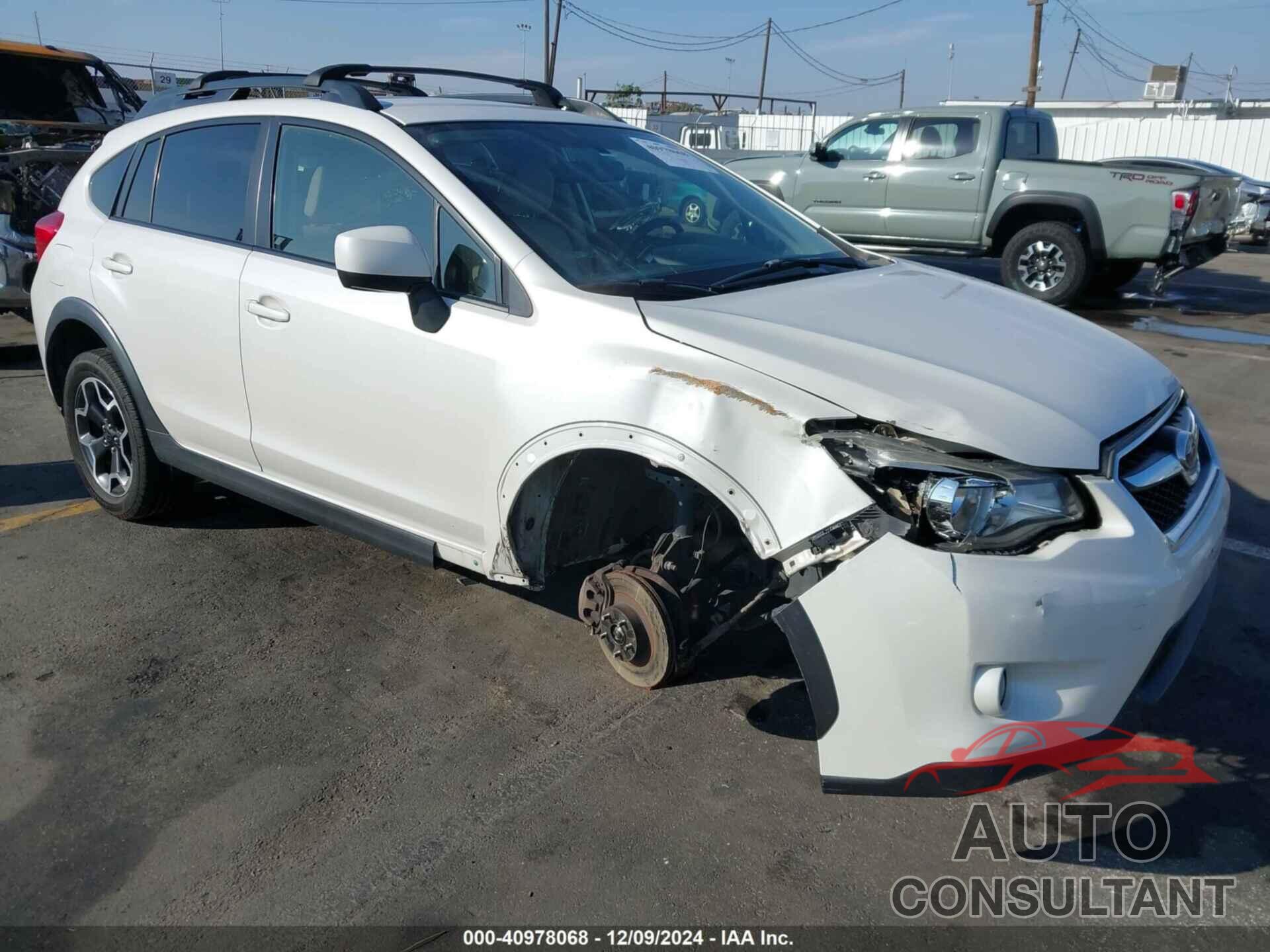 SUBARU XV CROSSTREK 2013 - JF2GPACC8D2802779