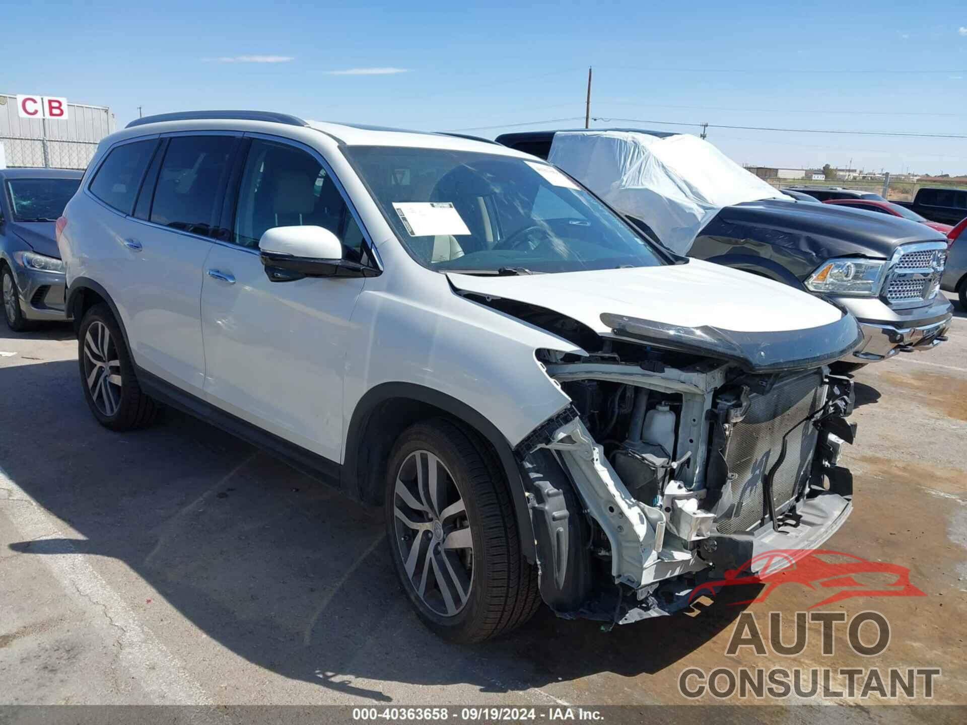 HONDA PILOT 2016 - 5FNYF5H98GB008604