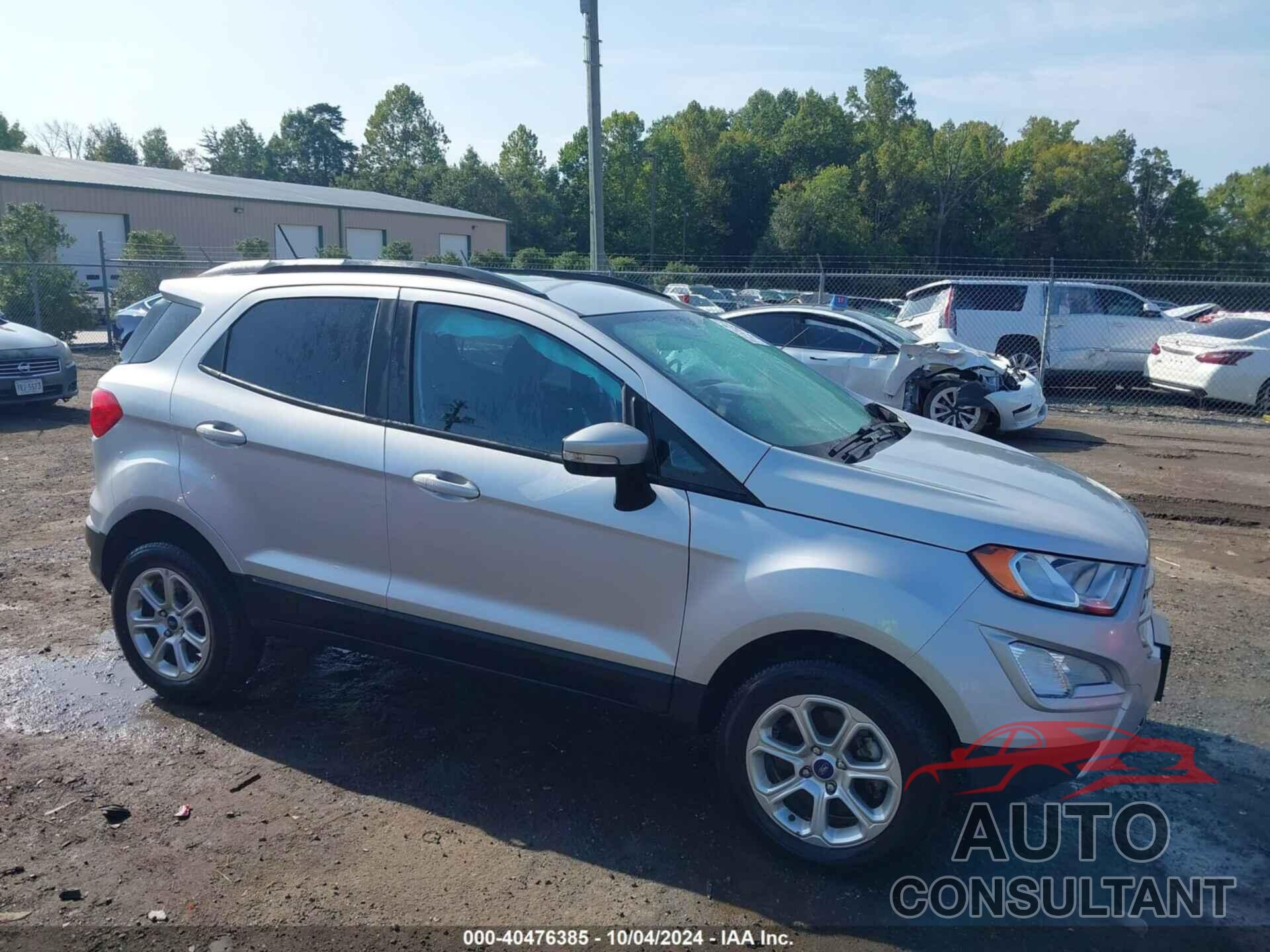 FORD ECOSPORT 2022 - MAJ6S3GL2NC463775