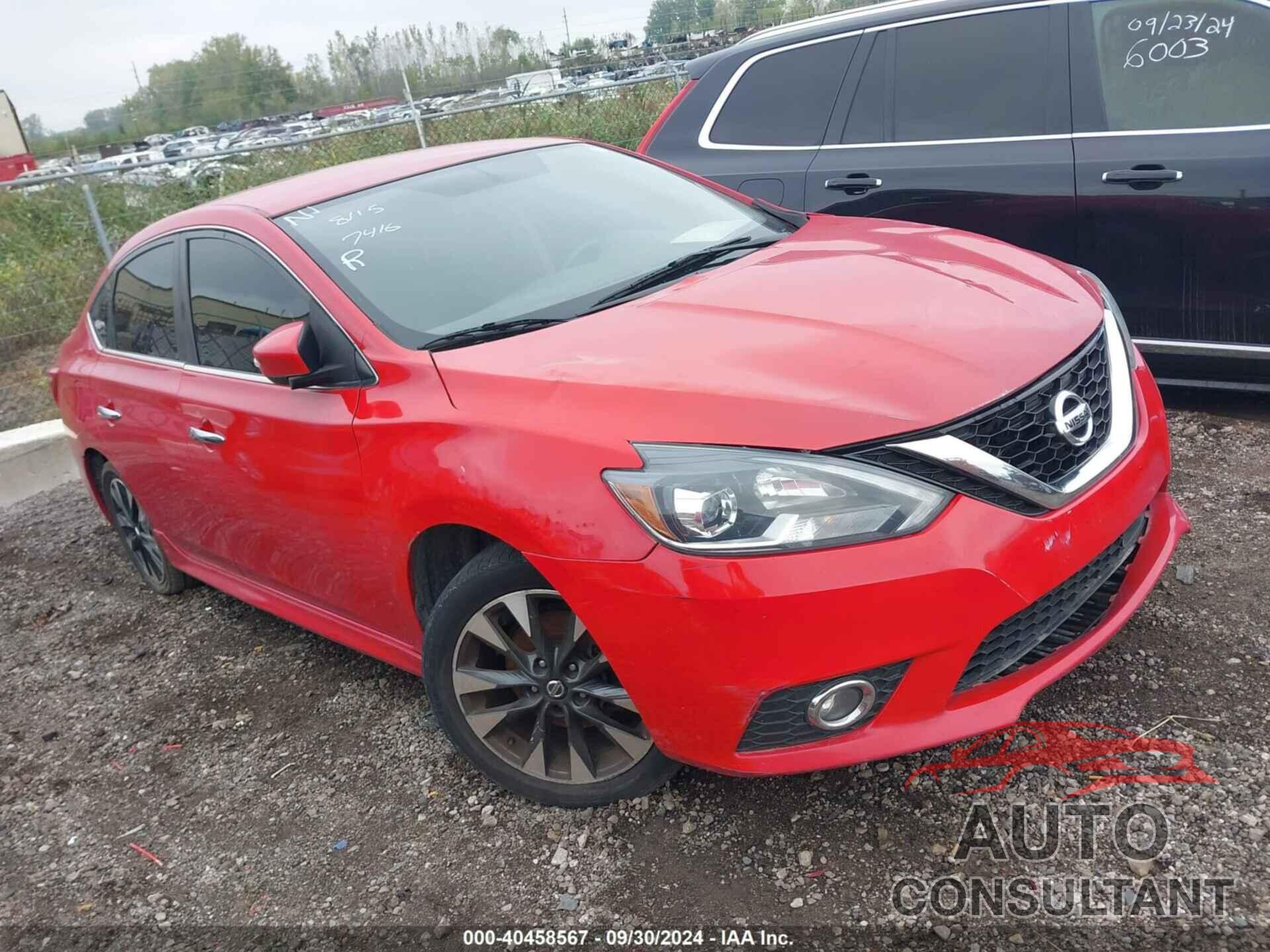 NISSAN SENTRA 2019 - 3N1AB7AP8KY377416