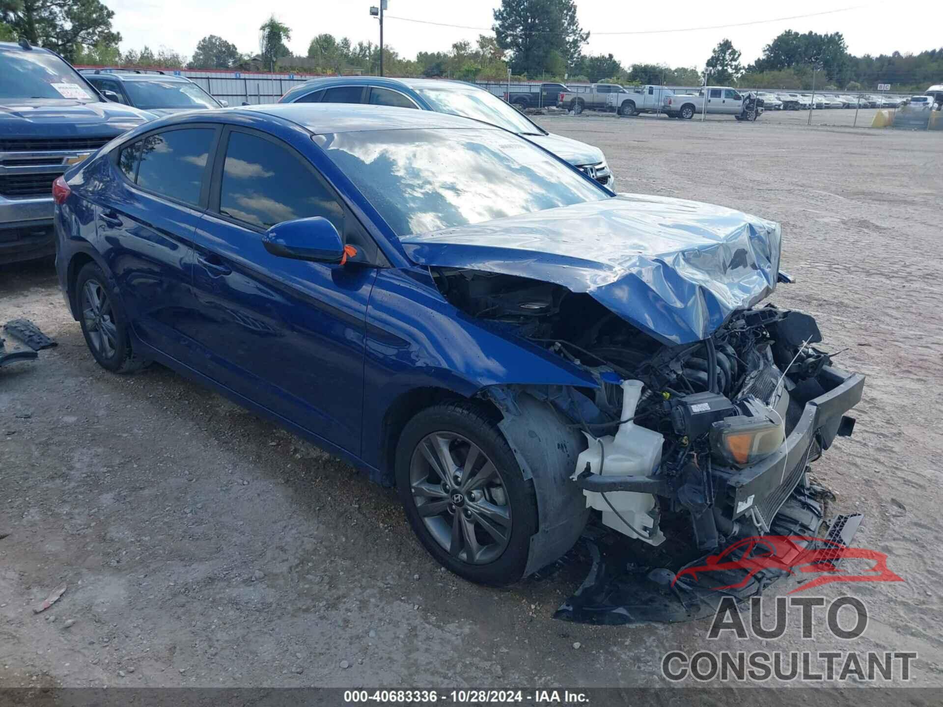 HYUNDAI ELANTRA 2018 - 5NPD84LF0JH233902