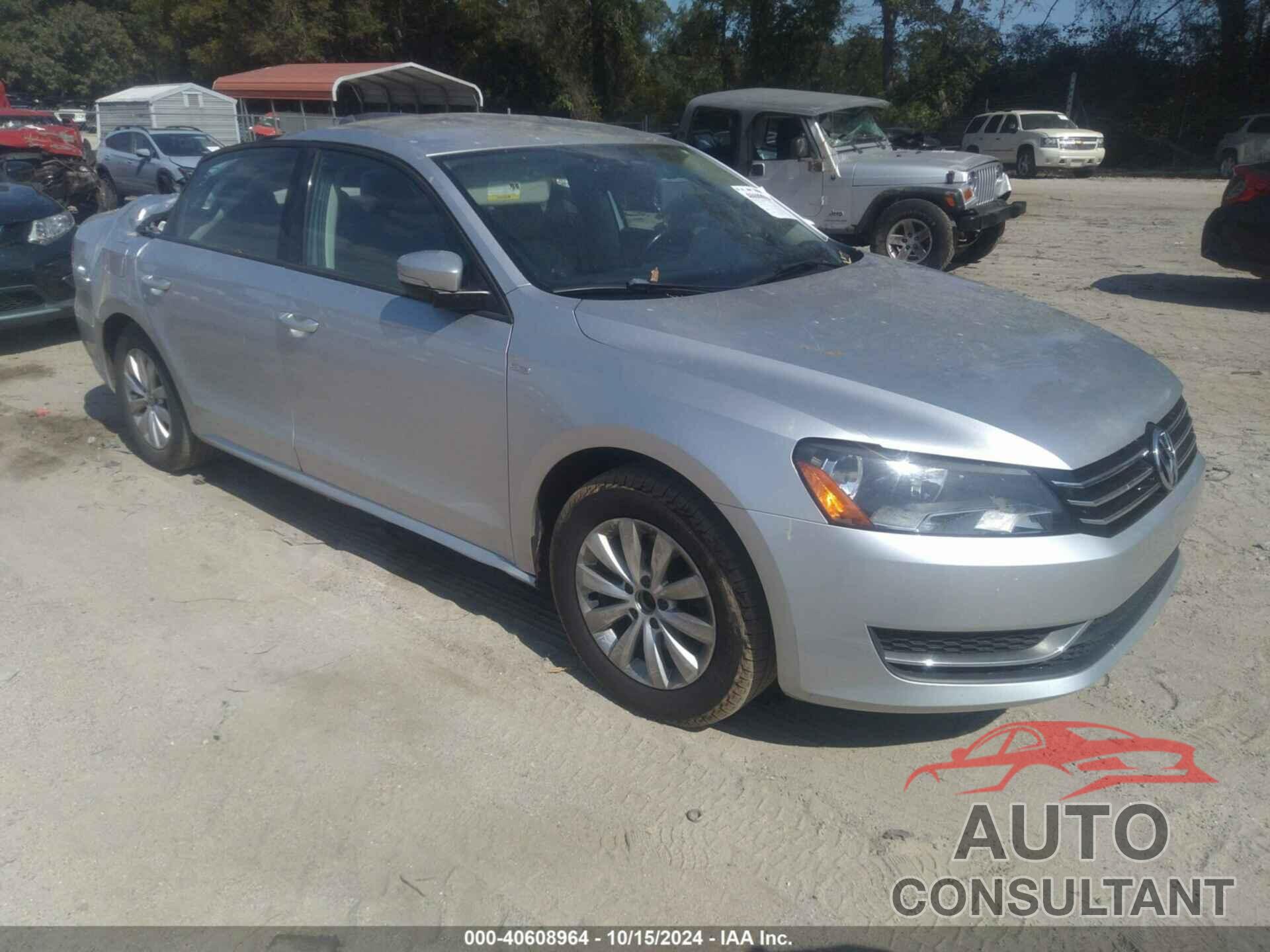 VOLKSWAGEN PASSAT 2015 - 1VWAS7A39FC010563