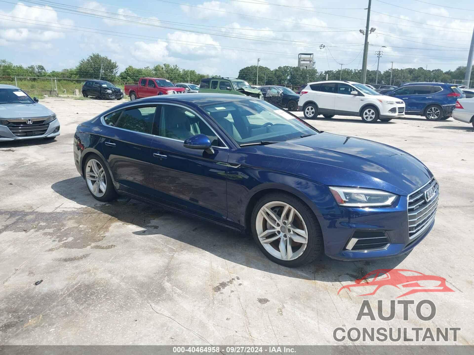 AUDI A5 2019 - WAUBNCF52KA021960