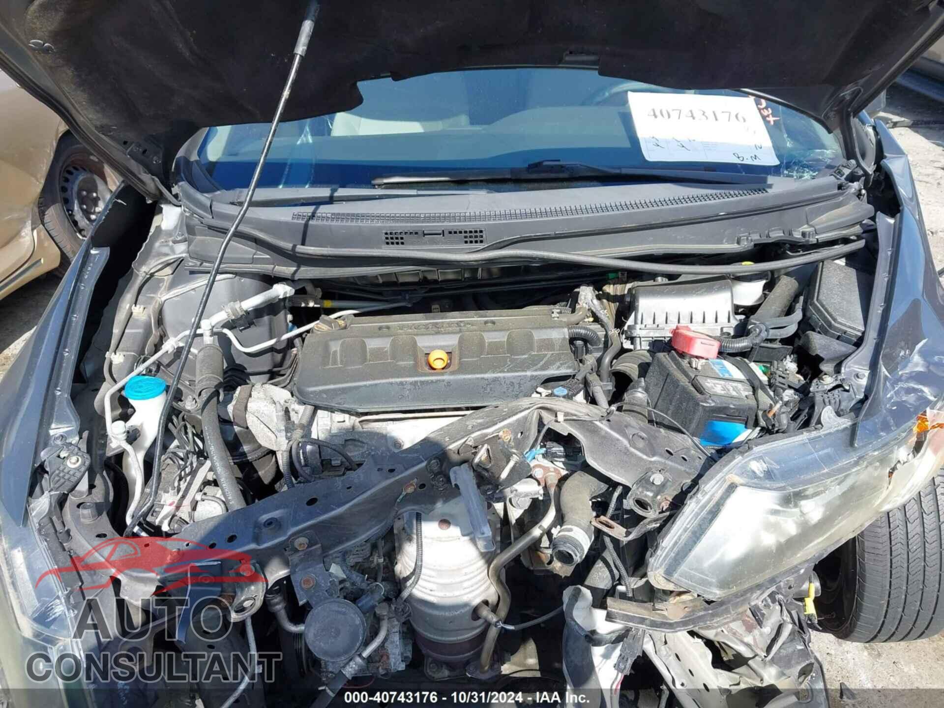 HONDA CIVIC 2012 - 19XFB2F58CE372085