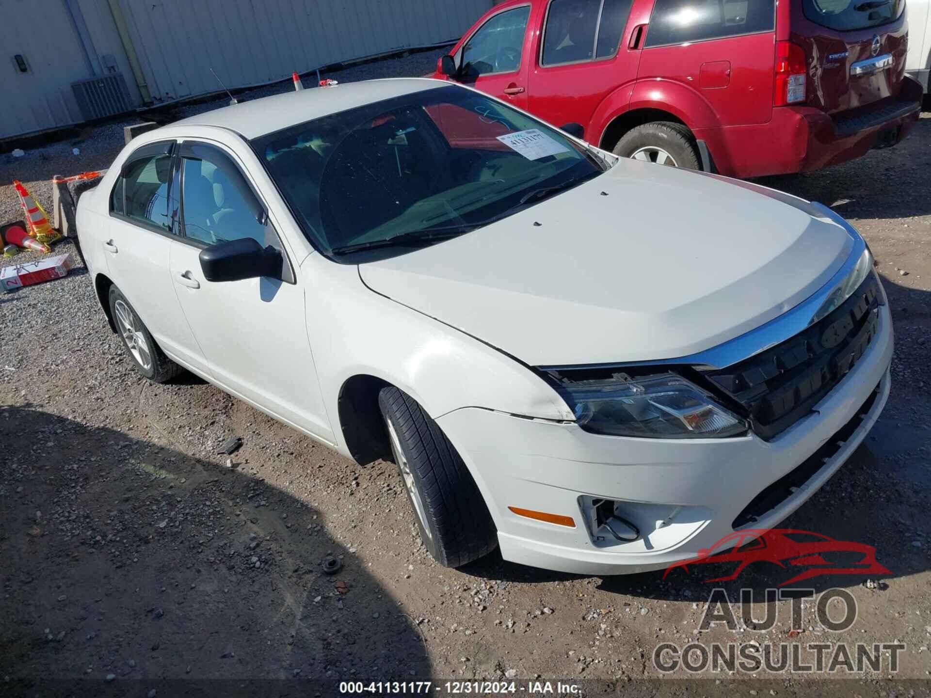 FORD FUSION 2012 - 3FAHP0GAXCR450116