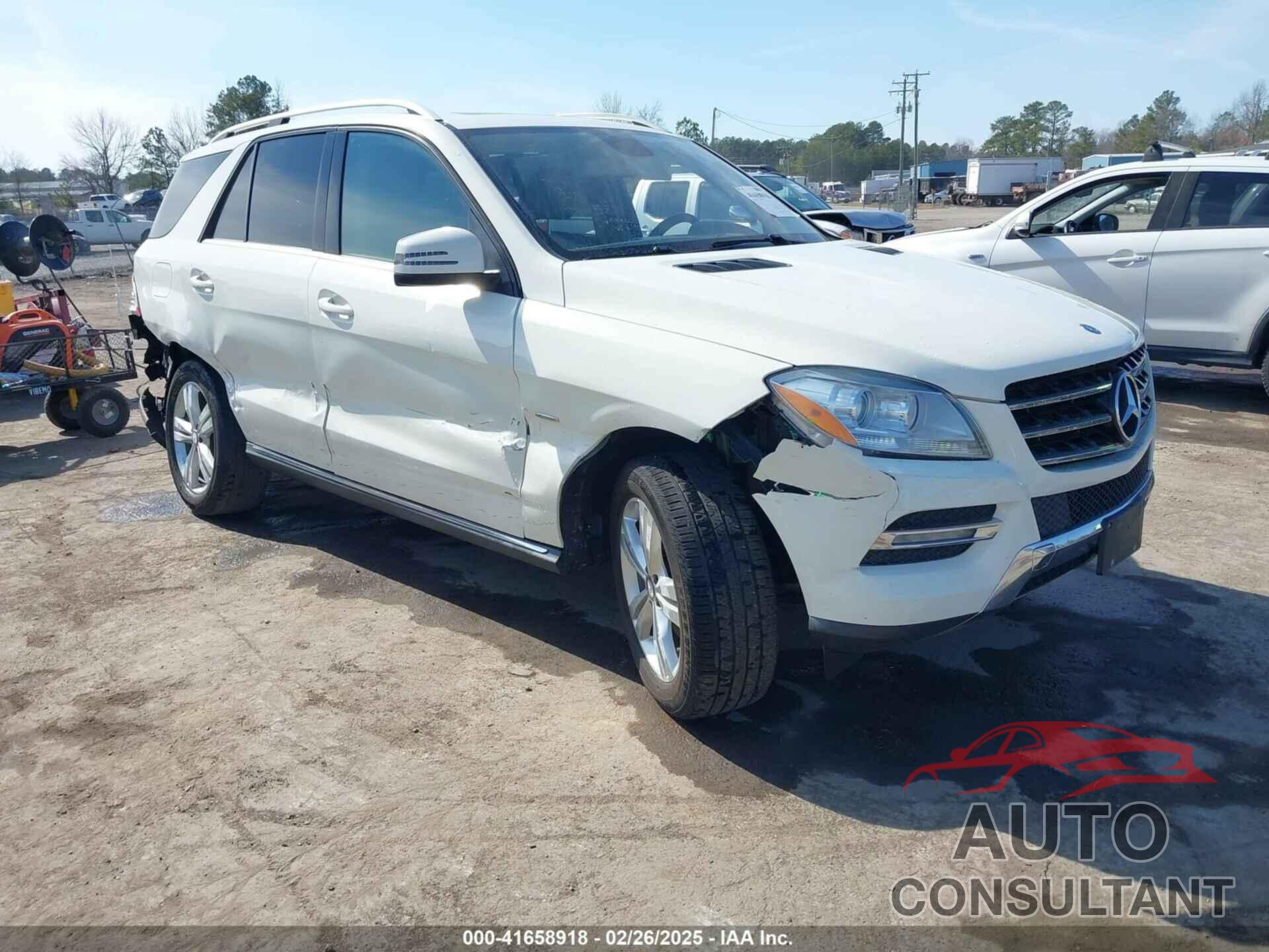 MERCEDES-BENZ ML 350 2012 - 4JGDA5HB2CA043993