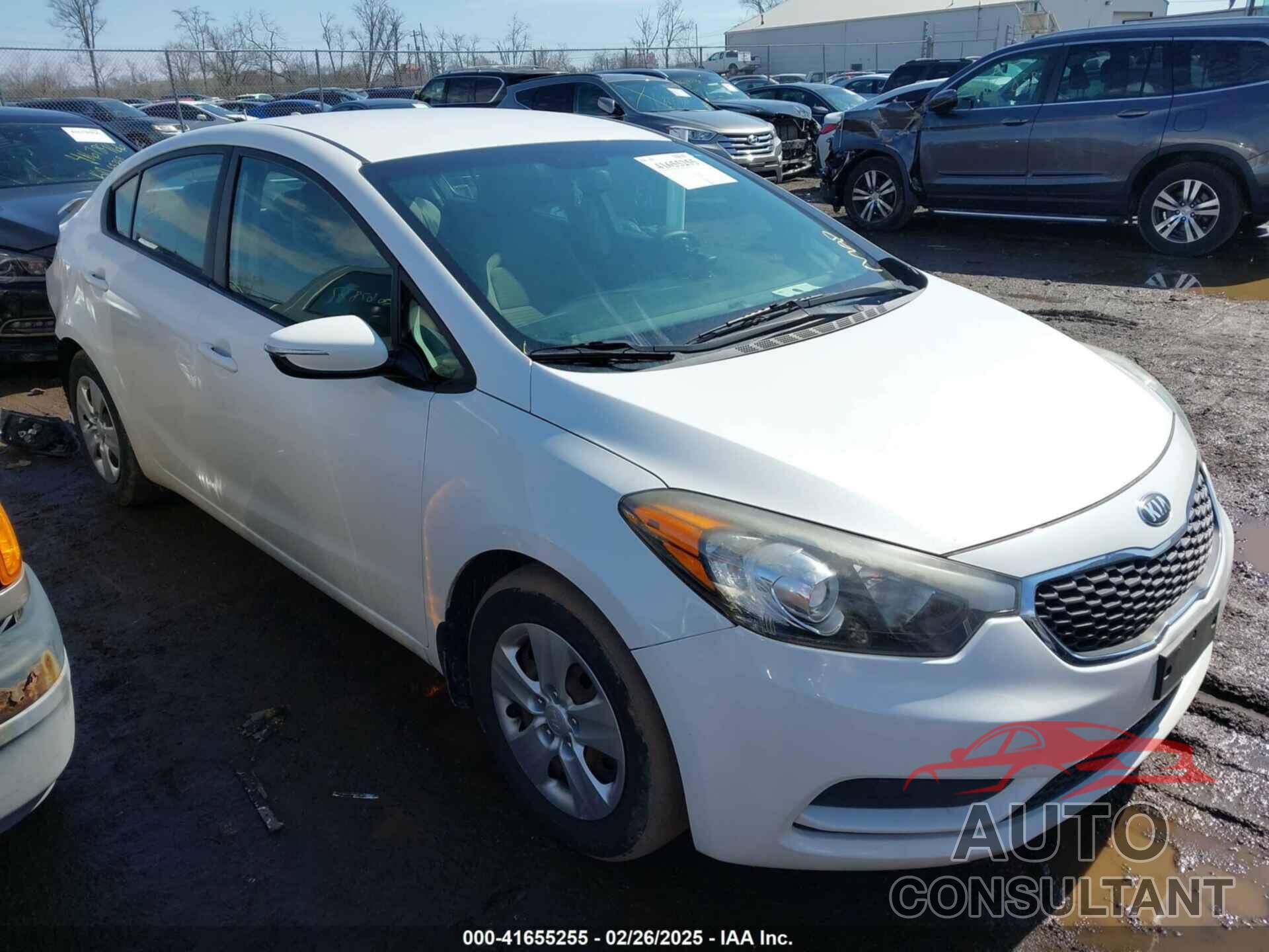 KIA FORTE 2016 - KNAFX4A61G5497988